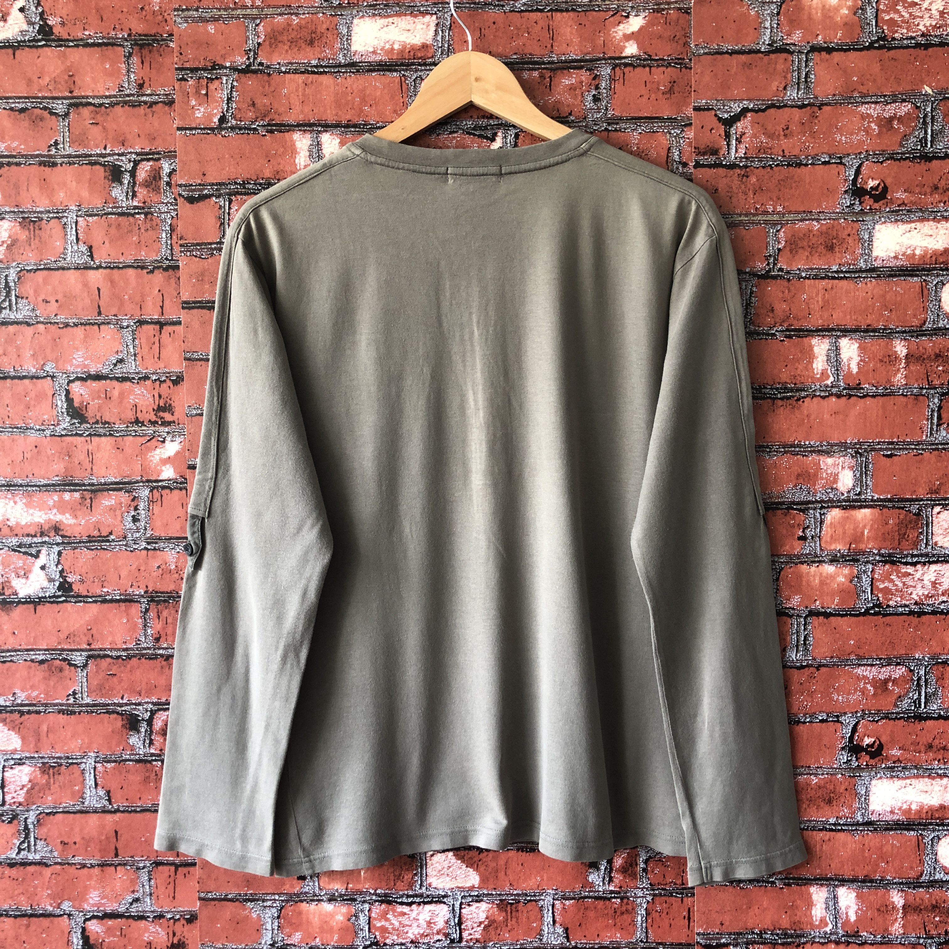 Burberry Burberry Black Label Green Military Long Sleeve Tee Shirt M Size US M / EU 48-50 / 2 - 3 Thumbnail