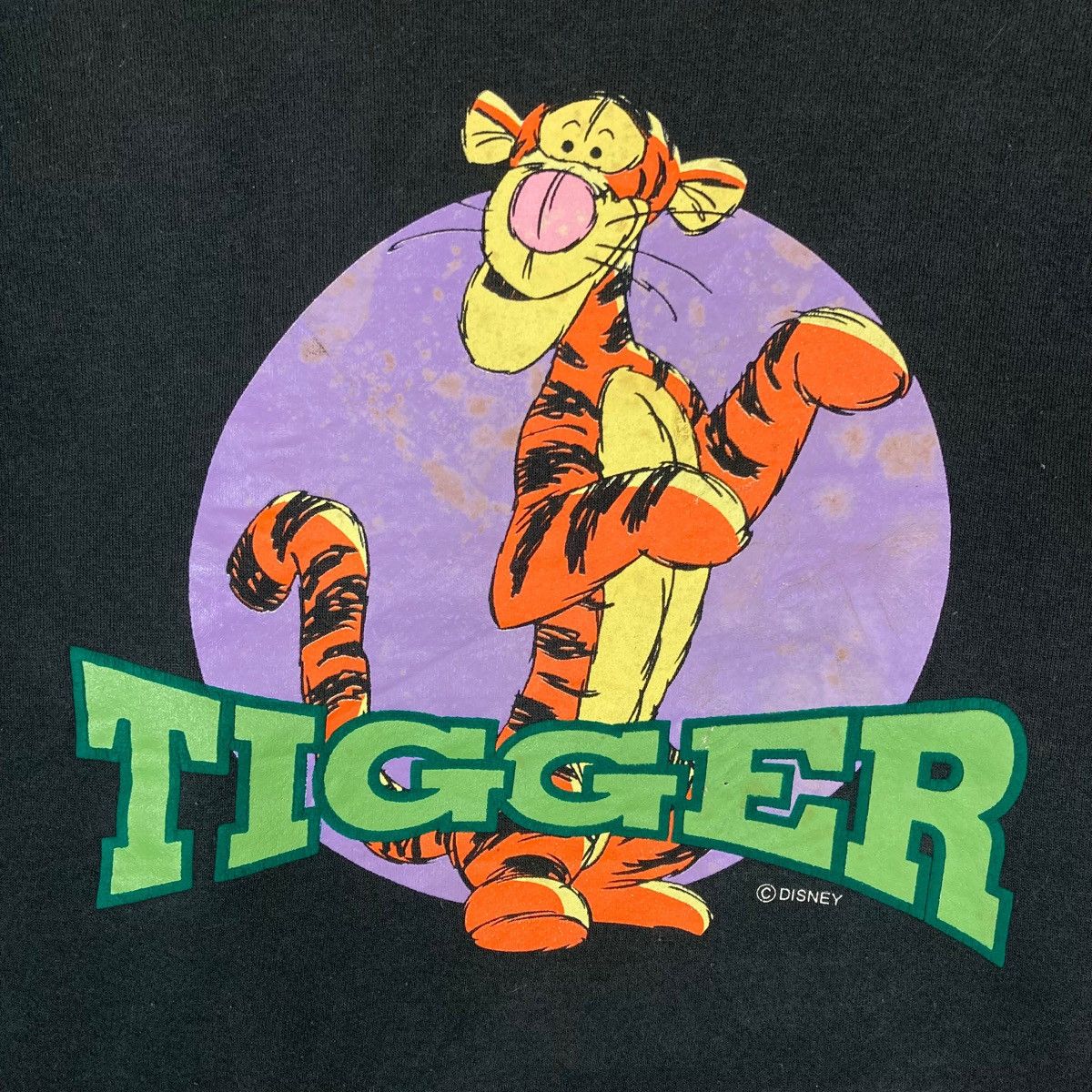 Disney Vintage Hanes Heavyweight Disney Tigger Cartoon Character Size US L / EU 52-54 / 3 - 3 Thumbnail