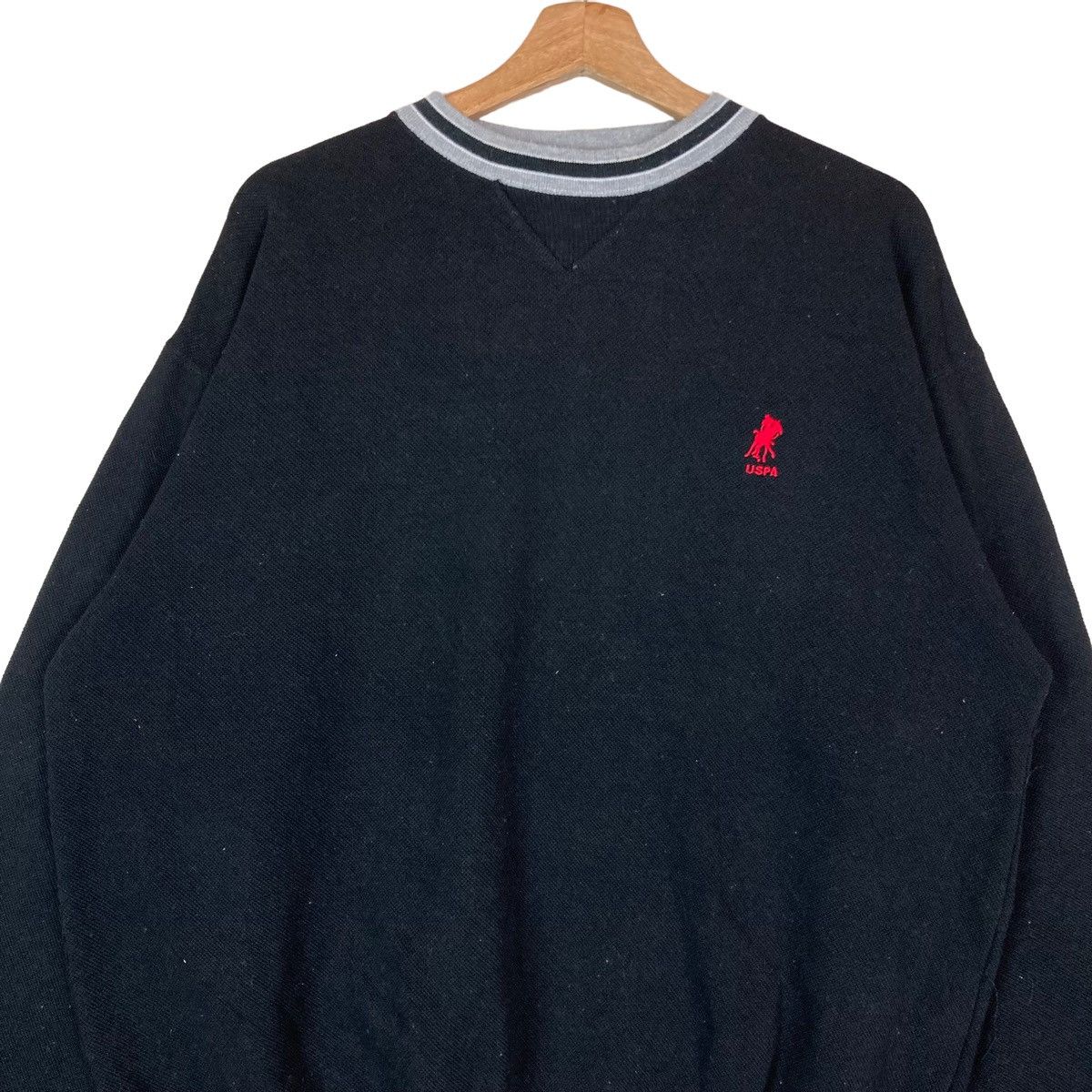 U.S. Polo Assn. Vintage U.S. Polo Association Small Logo Ringer Pullover Size US L / EU 52-54 / 3 - 2 Thumbnail