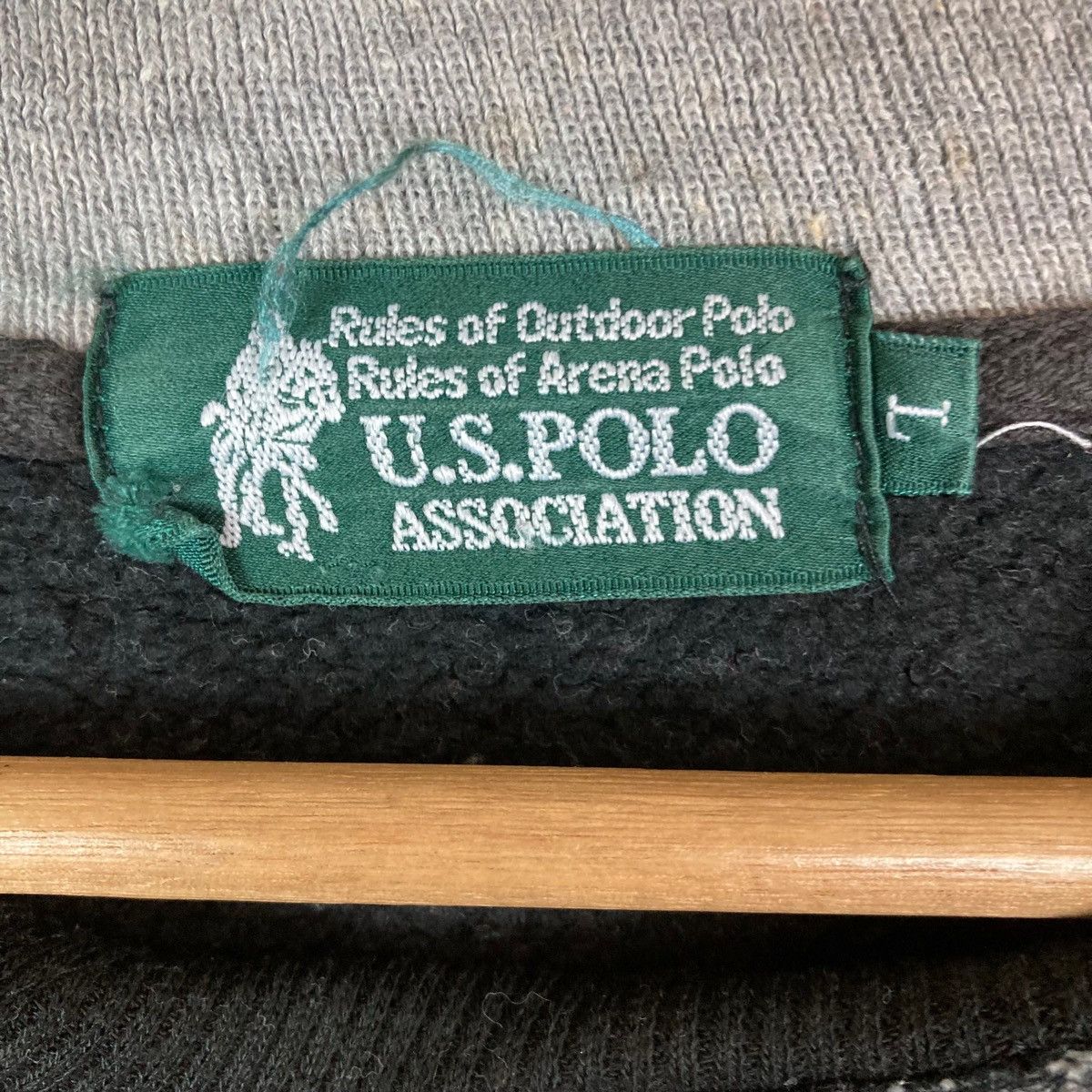 U.S. Polo Assn. Vintage U.S. Polo Association Small Logo Ringer Pullover Size US L / EU 52-54 / 3 - 6 Thumbnail