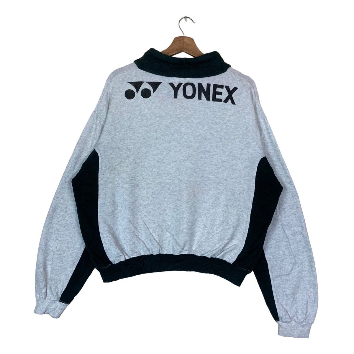 Japanese Brand Vintage Yonex Badminton Two Tone Pullover Jumper Sweatshirt Size US L / EU 52-54 / 3 - 5 Thumbnail