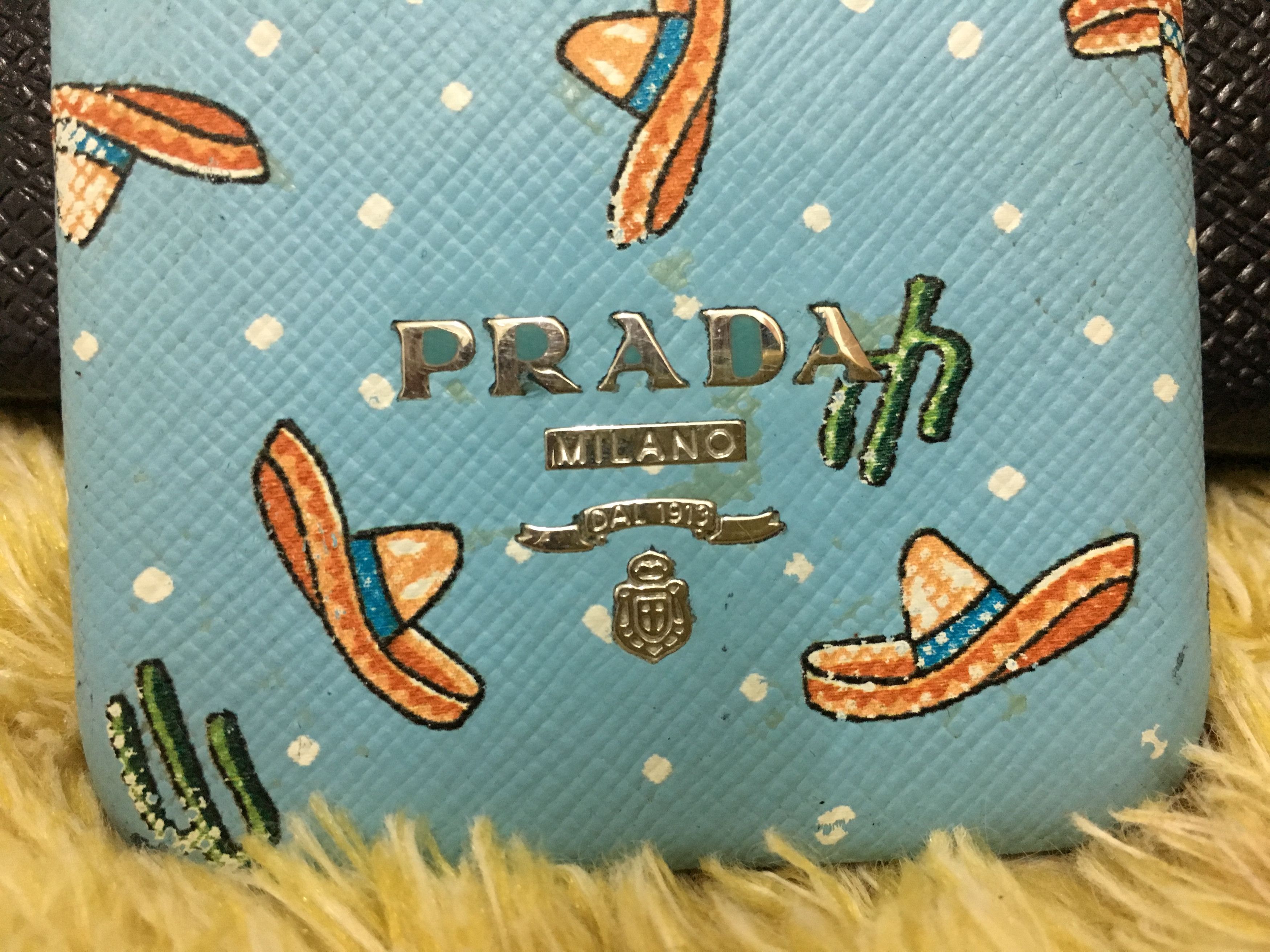 Prada Auth Prada Milano Iphone Cover Size ONE SIZE - 3 Thumbnail