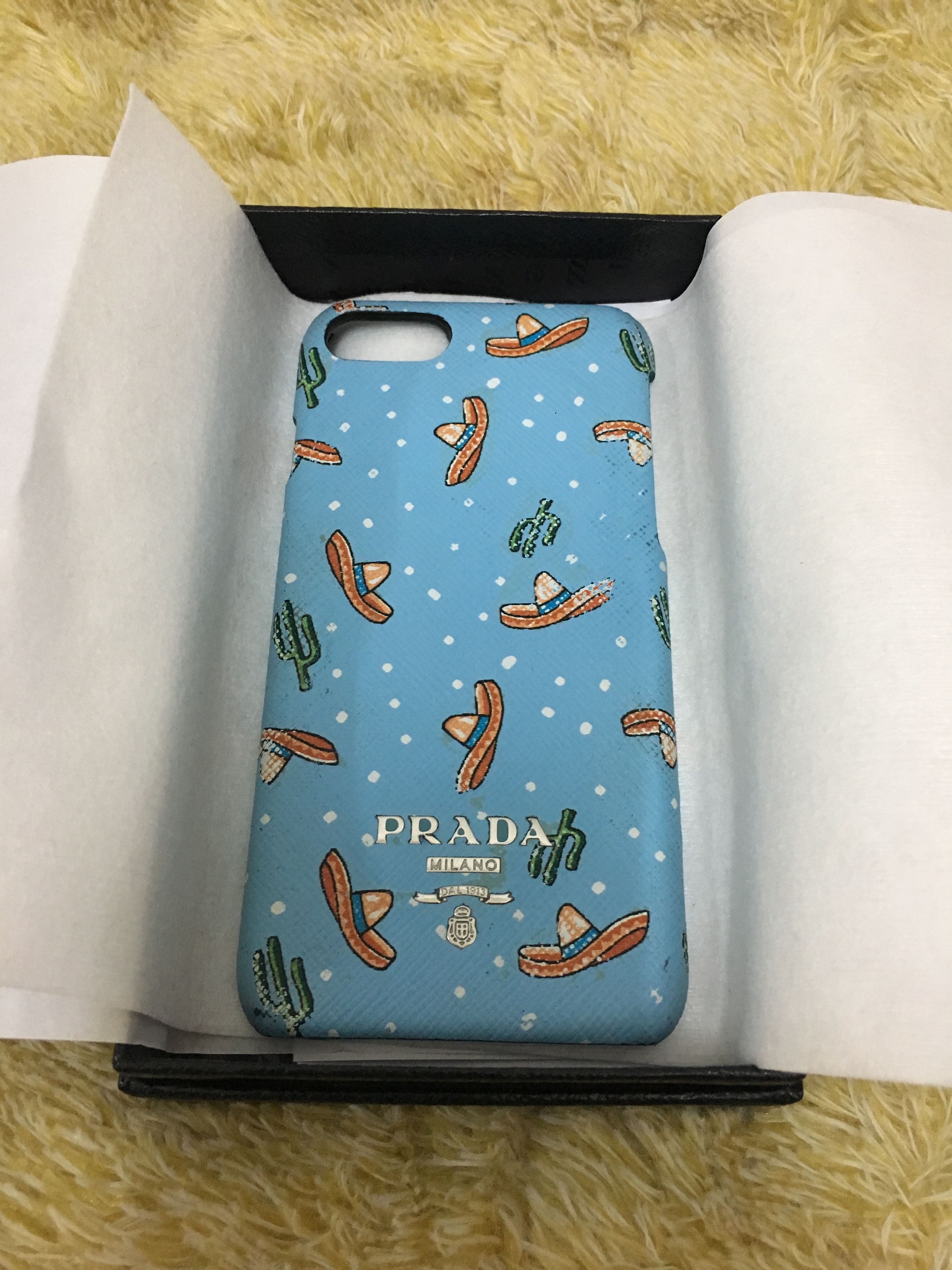 Prada Auth Prada Milano Iphone Cover Size ONE SIZE - 8 Thumbnail