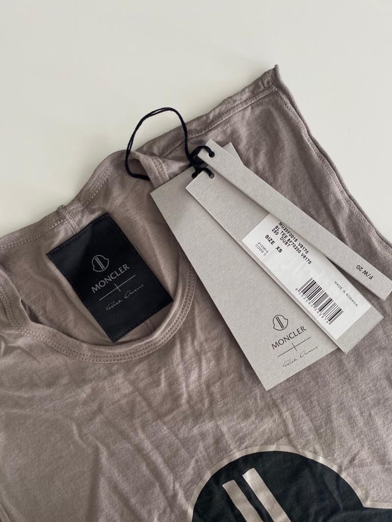 Moncler × Rick Owens Logo-print cotton-jersey tank top Size US XS / EU 42 / 0 - 4 Thumbnail