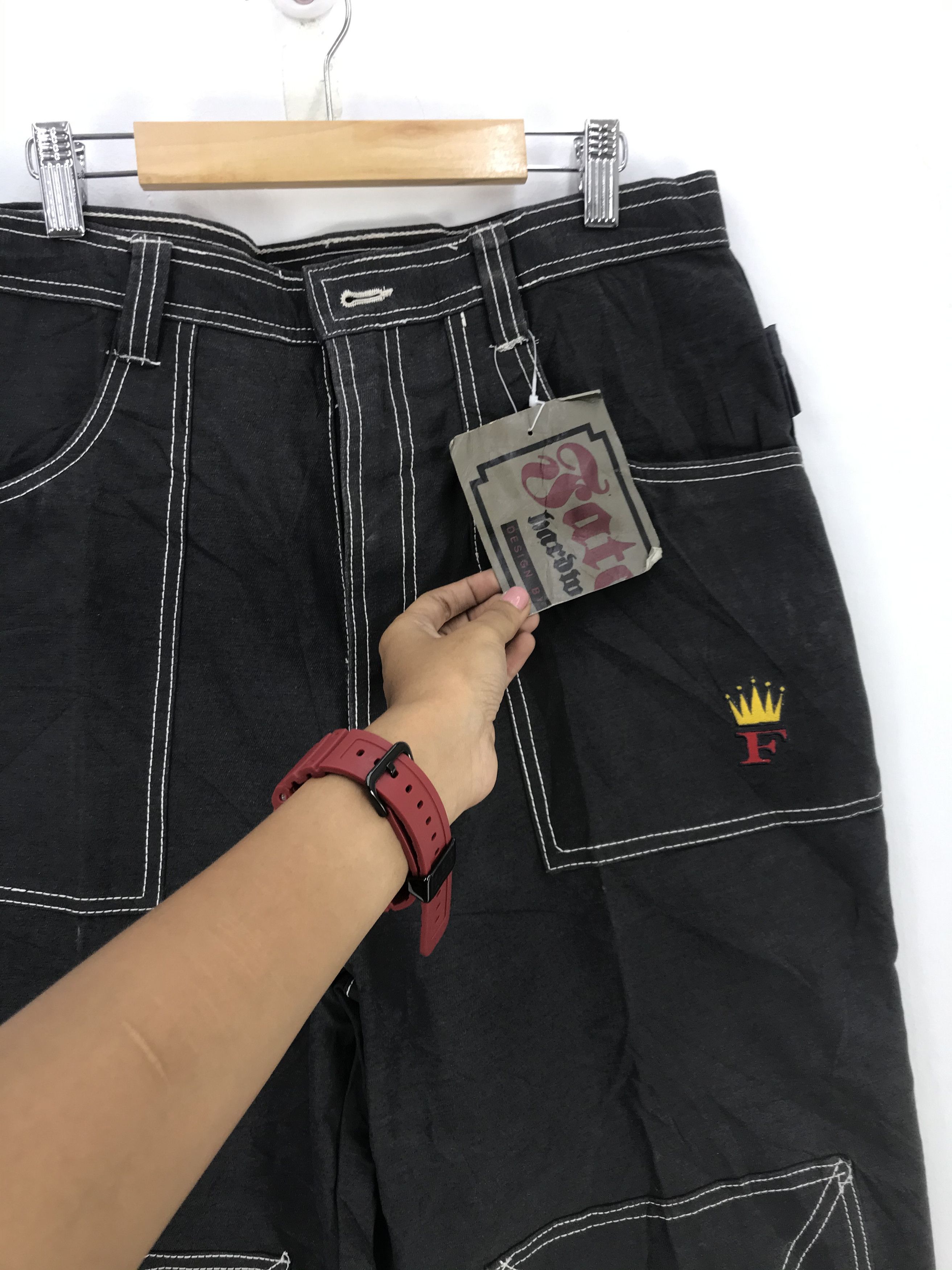Japanese Brand × Vintage Vintage Fat Cap Ski Pants Japanese Ski Wear Trousers Size US 30 / EU 46 - 7 Thumbnail