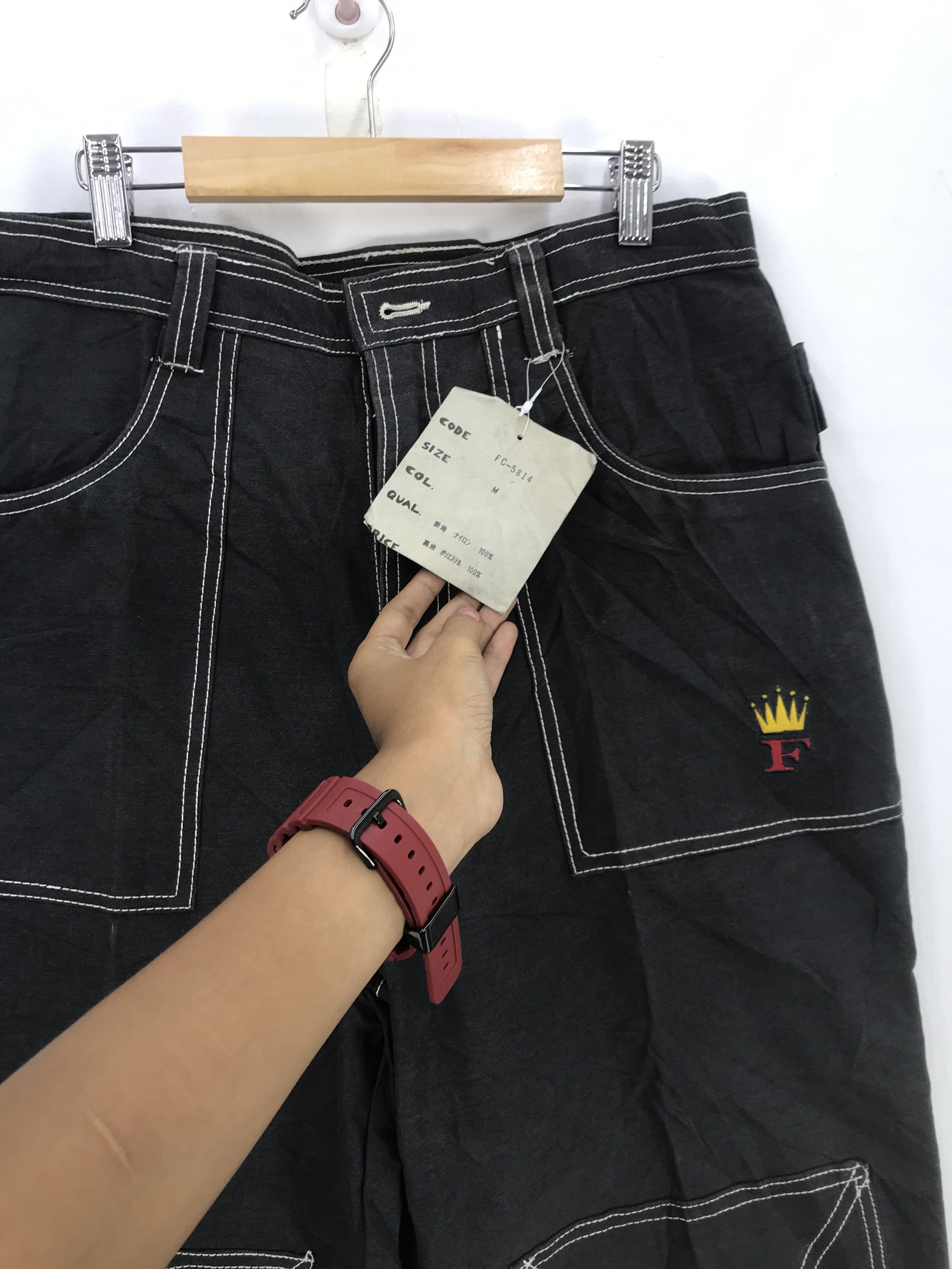 Japanese Brand × Vintage Vintage Fat Cap Ski Pants Japanese Ski Wear Trousers Size US 30 / EU 46 - 8 Thumbnail