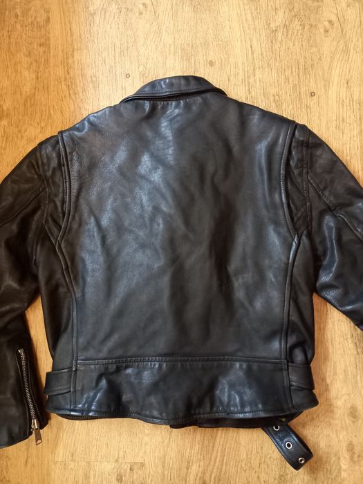 Vintage VINTAGE 80's AMI LONDON LEATHER MOTORCYCLE JACKET | Grailed