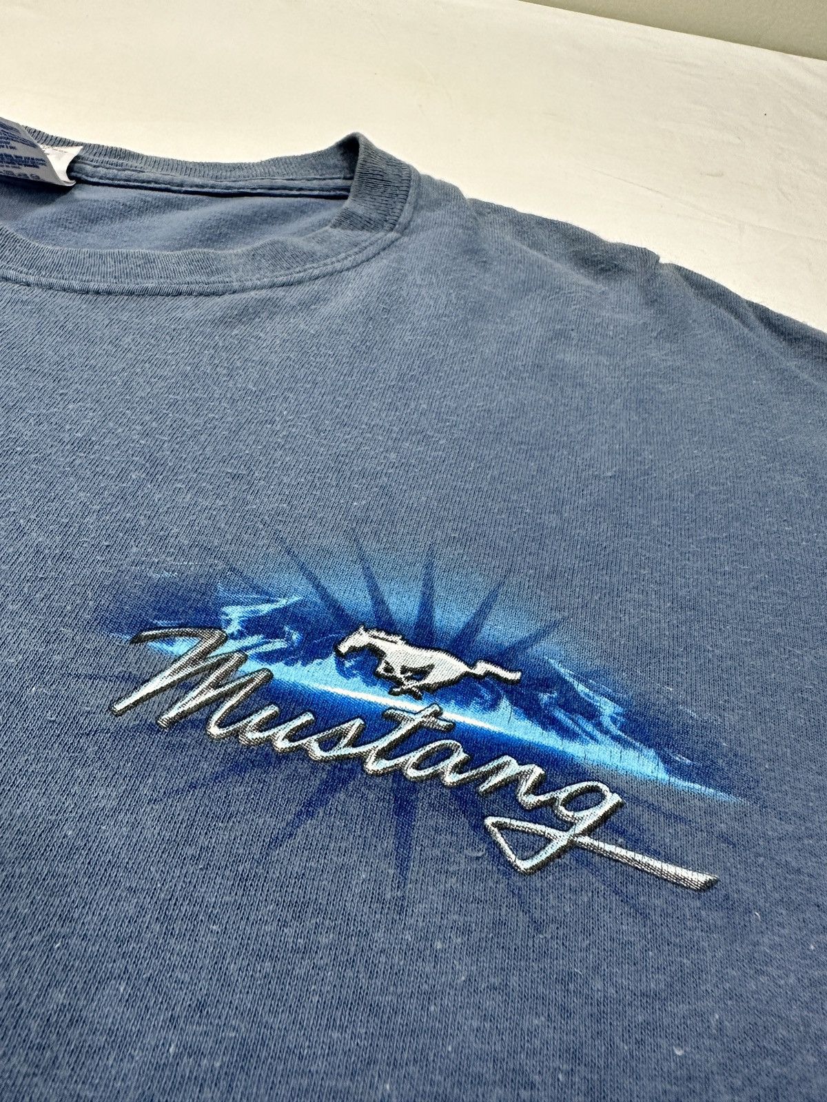 Gildan Vtg Mustang classic muscle cars motorsport tee Size US L / EU 52-54 / 3 - 11 Thumbnail