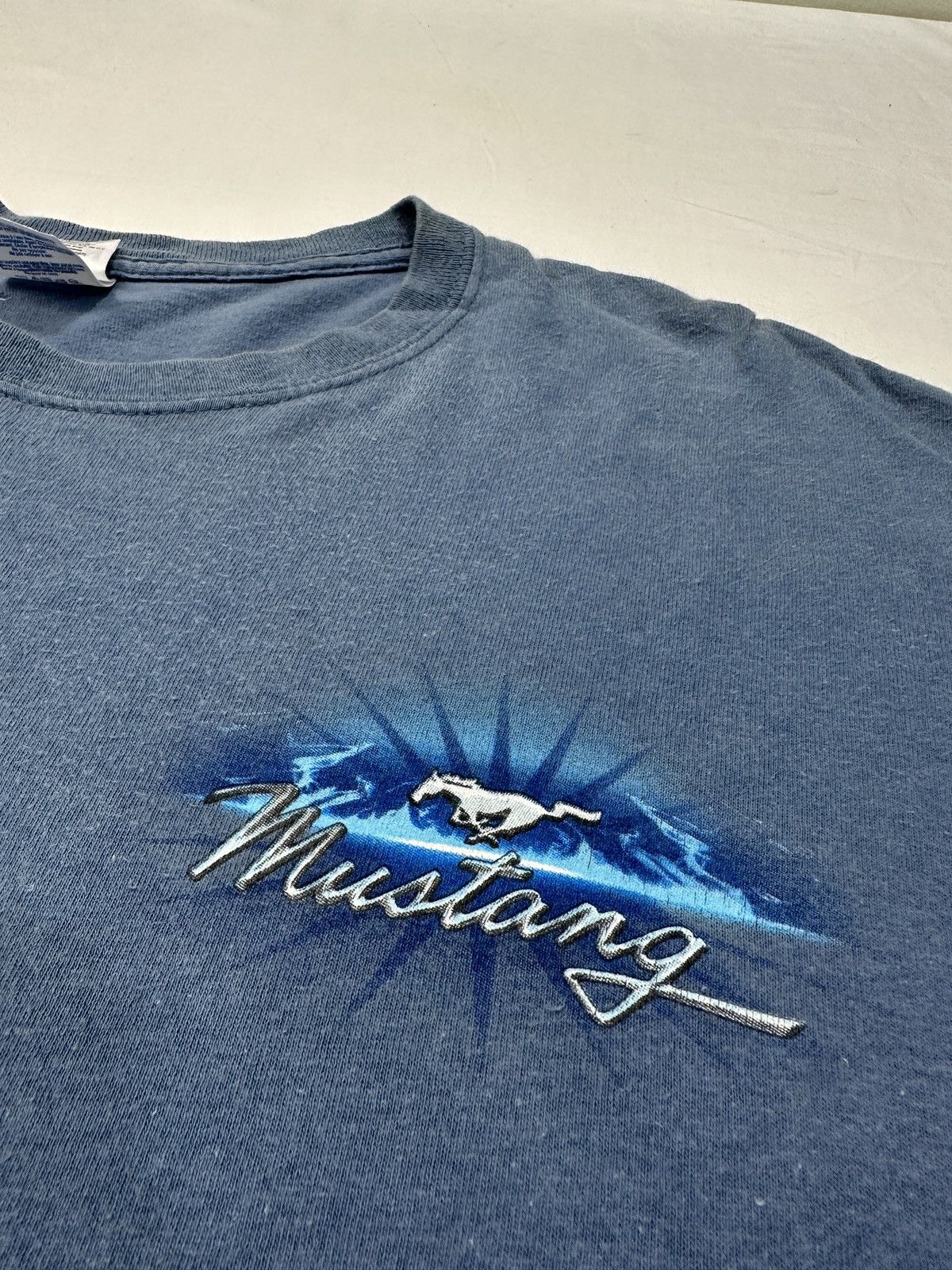 Gildan Vtg Mustang classic muscle cars motorsport tee Size US L / EU 52-54 / 3 - 10 Thumbnail