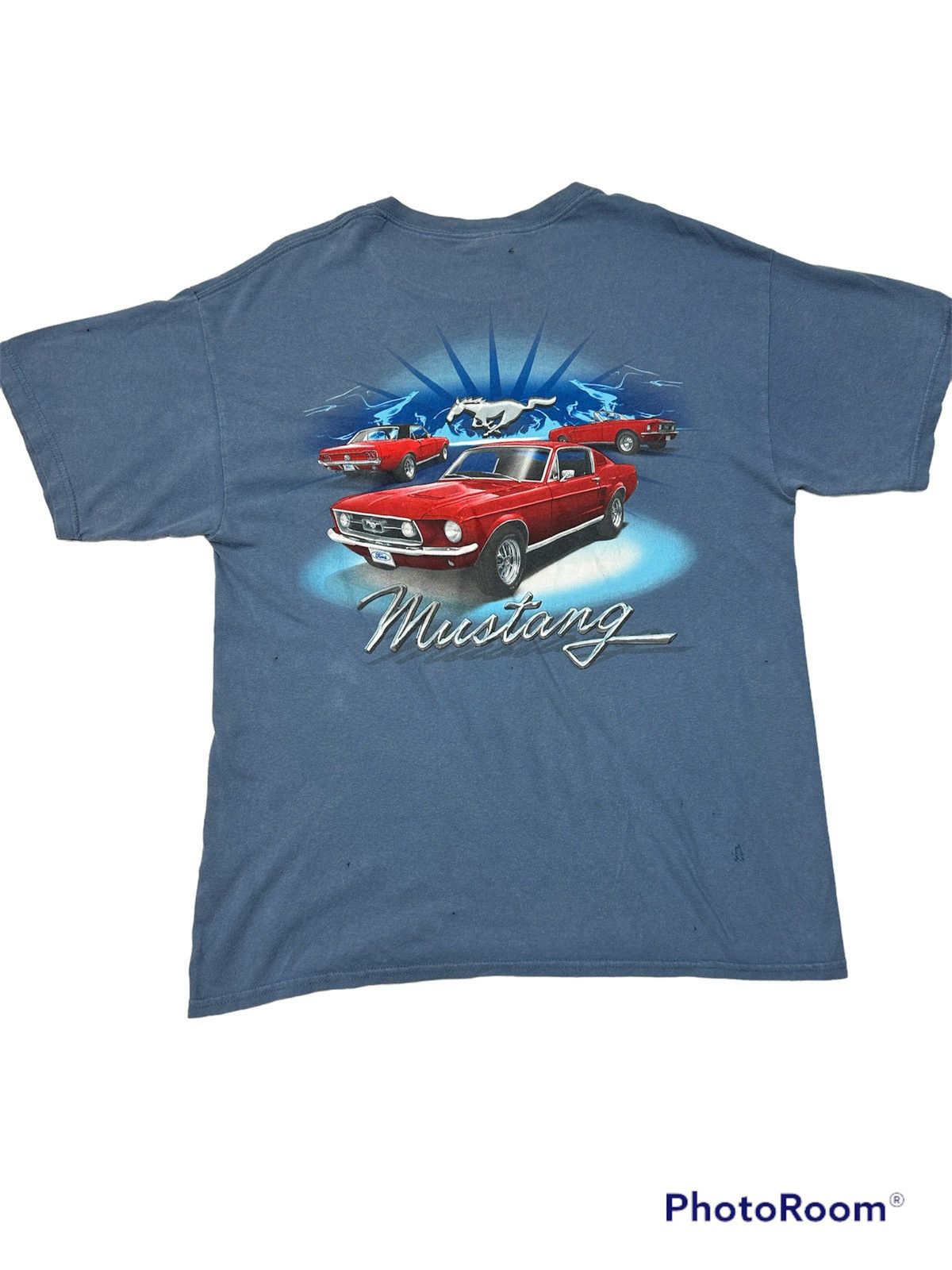 Gildan Vtg Mustang classic muscle cars motorsport tee Size US L / EU 52-54 / 3 - 1 Thumbnail