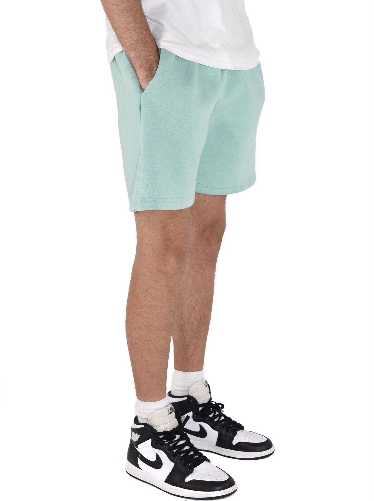 Other Fleece Sweat Shorts Mint S Size US 28 / EU 44 - 4 Thumbnail