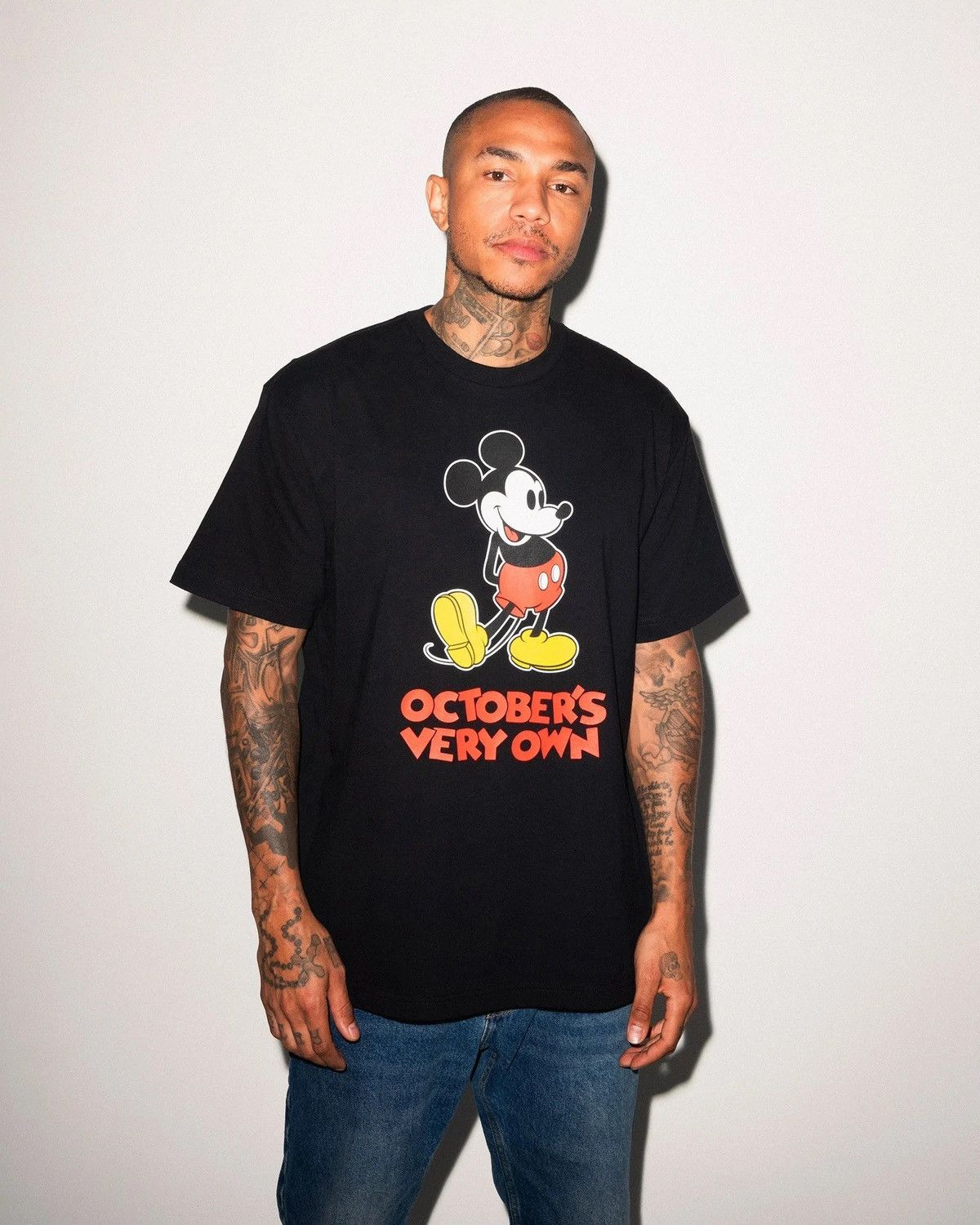 Disney × Mickey Mouse × October's Very Own OVO x DISNEY MICKEY MOUSE T-SHIRT BRAND NEW with tags rare Size US M / EU 48-50 / 2 - 8 Thumbnail