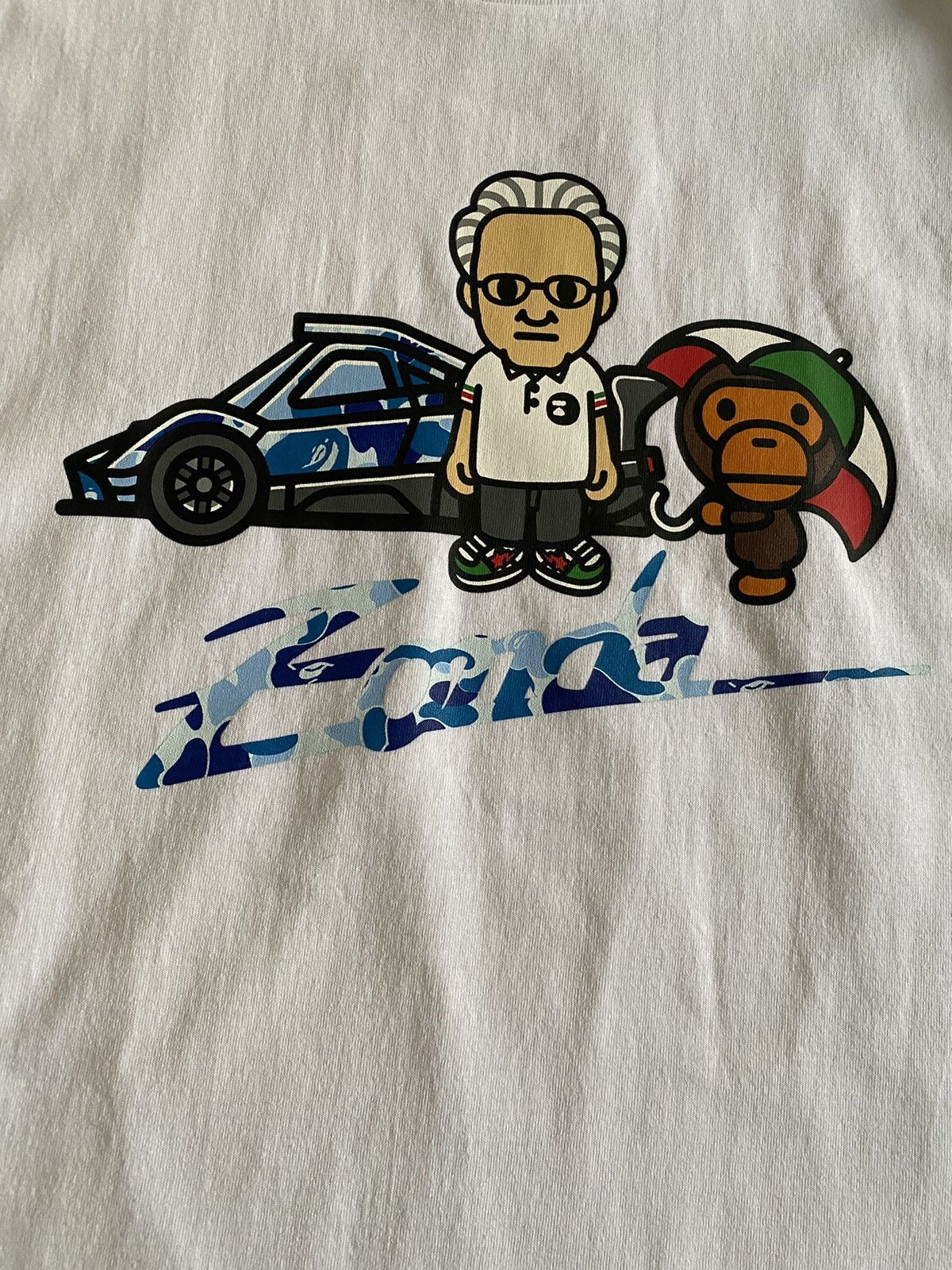 Bape Bape x Pagani Baby Milo Tee (RARE) Size US L / EU 52-54 / 3 - 10 Thumbnail
