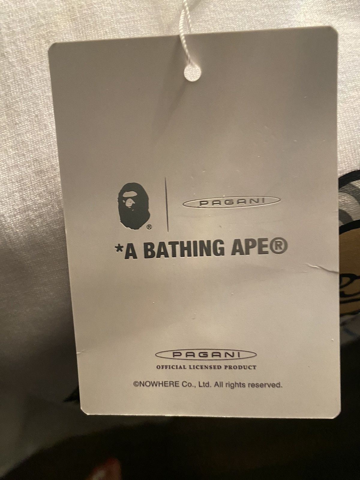 Bape Bape x Pagani Baby Milo Tee (RARE) Size US L / EU 52-54 / 3 - 13 Thumbnail