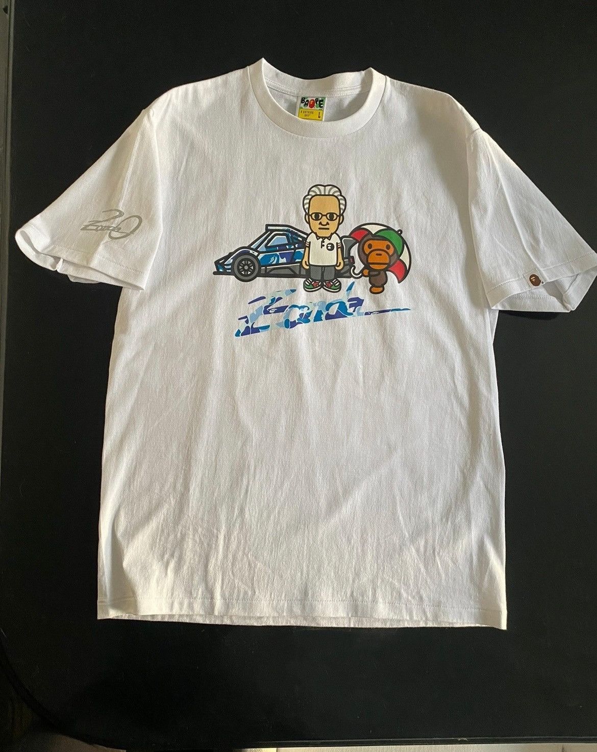 Bape Bape x Pagani Baby Milo Tee (RARE) Size US L / EU 52-54 / 3 - 2 Thumbnail