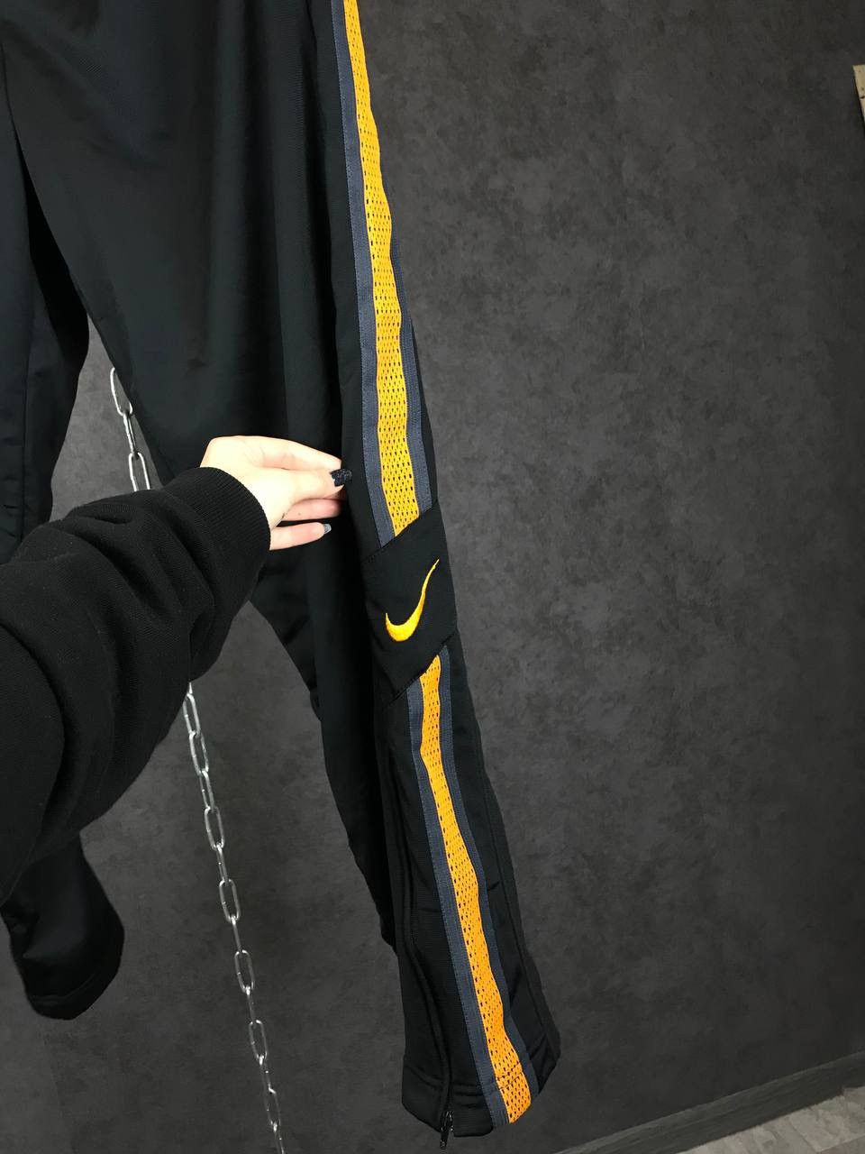 Vintage Nike swoosh streetwear vintage sweatpants Size US 36 / EU 52 - 3 Thumbnail