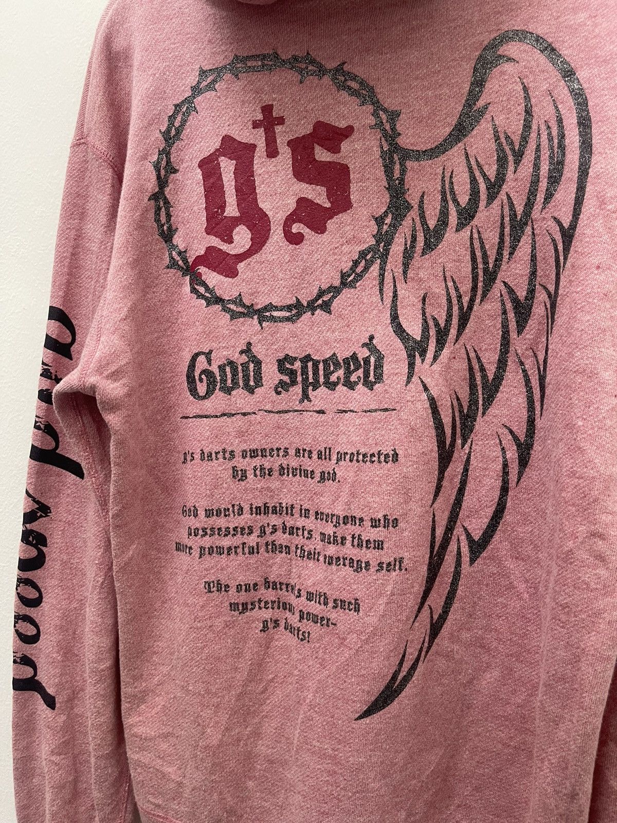 Godspeed Rare Vintage GODSPEED Spell Out Big Logo Hoodie Size US M / EU 48-50 / 2 - 2 Thumbnail