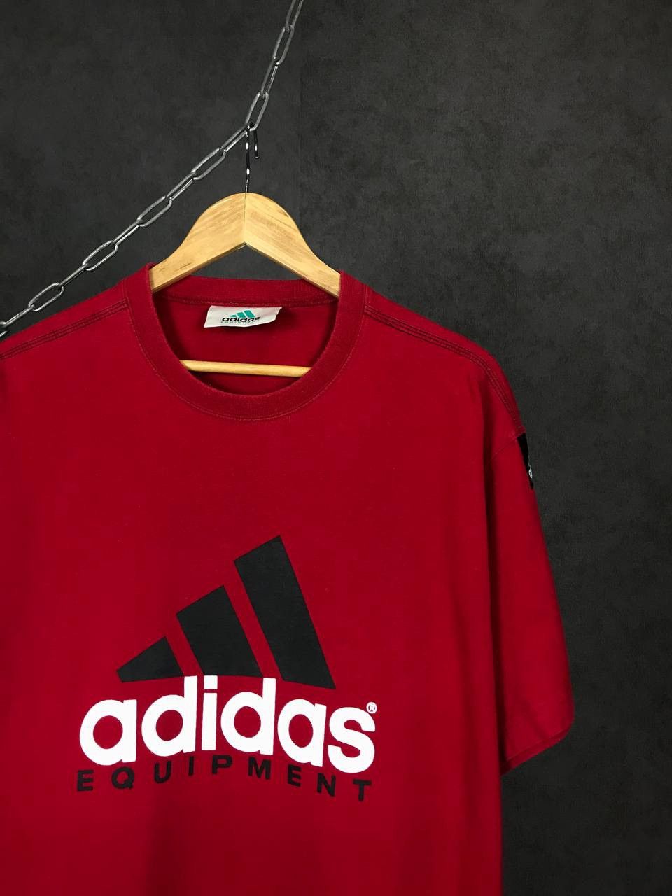 Vintage Adidas Equipment vintage streetwear red tee Size US L / EU 52-54 / 3 - 2 Thumbnail