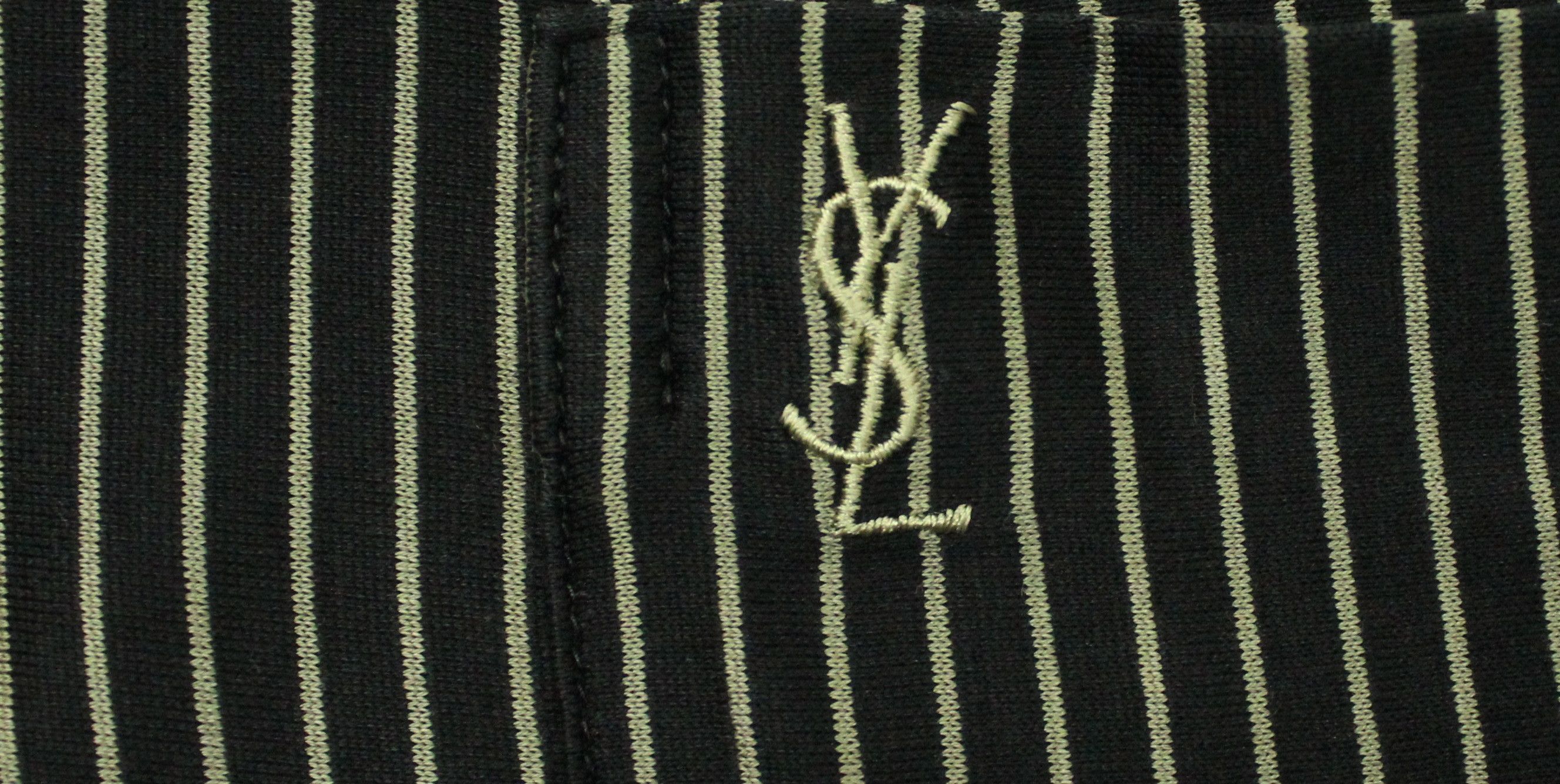 Yves Saint Laurent RETRO 🔥 Vintage YVES SAINT LAURENT Shirt Light Striped Size US L / EU 52-54 / 3 - 10 Thumbnail