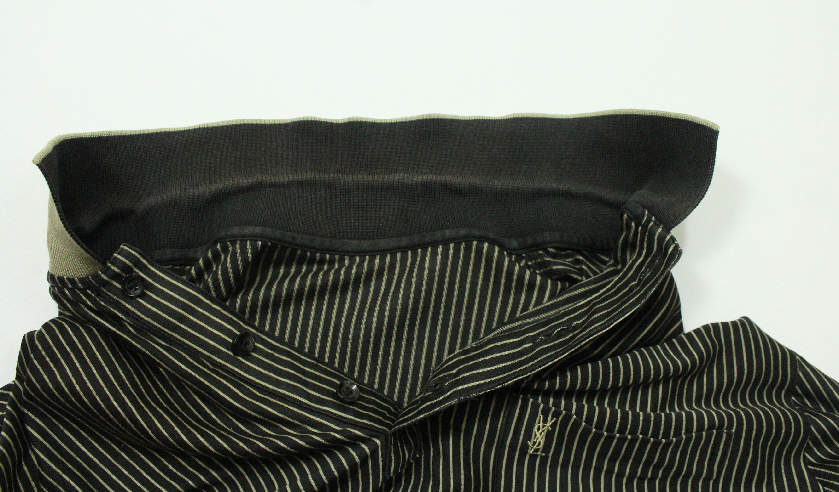 Yves Saint Laurent RETRO 🔥 Vintage YVES SAINT LAURENT Shirt Light Striped Size US L / EU 52-54 / 3 - 16 Thumbnail