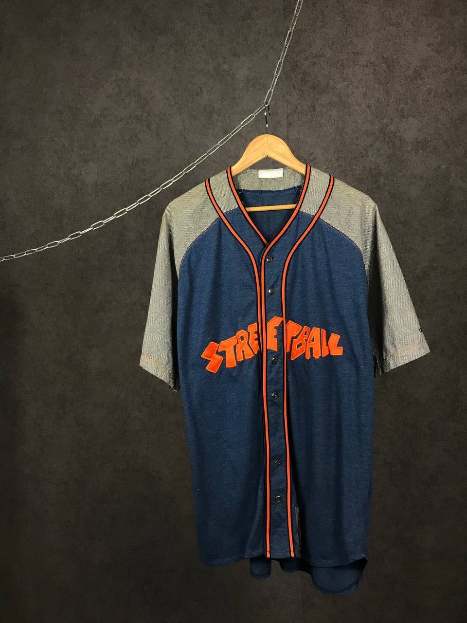 Adidas Streetball vintage overprinted shirt