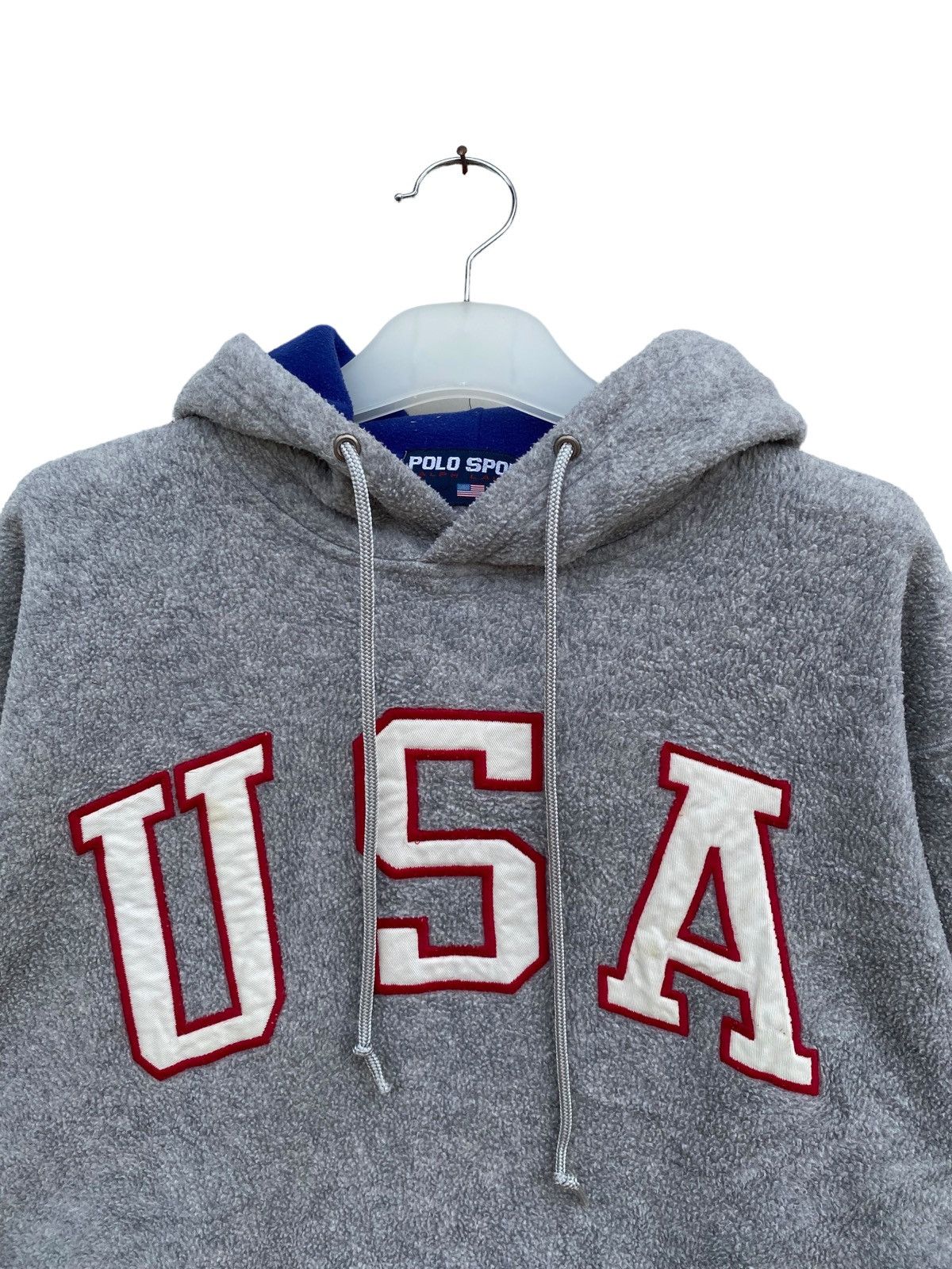 Polo Ralph Lauren Vintage Gorpcore Polo Ralph Lauren USA Spellout Hoodie Size US M / EU 48-50 / 2 - 3 Thumbnail