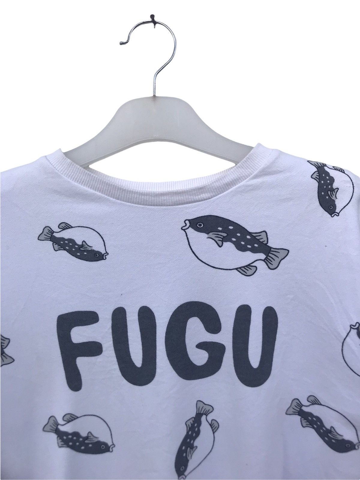 Japanese Brand Punyus Baggy Style Fugu Printed Sweatshirt Size US L / EU 52-54 / 3 - 4 Thumbnail