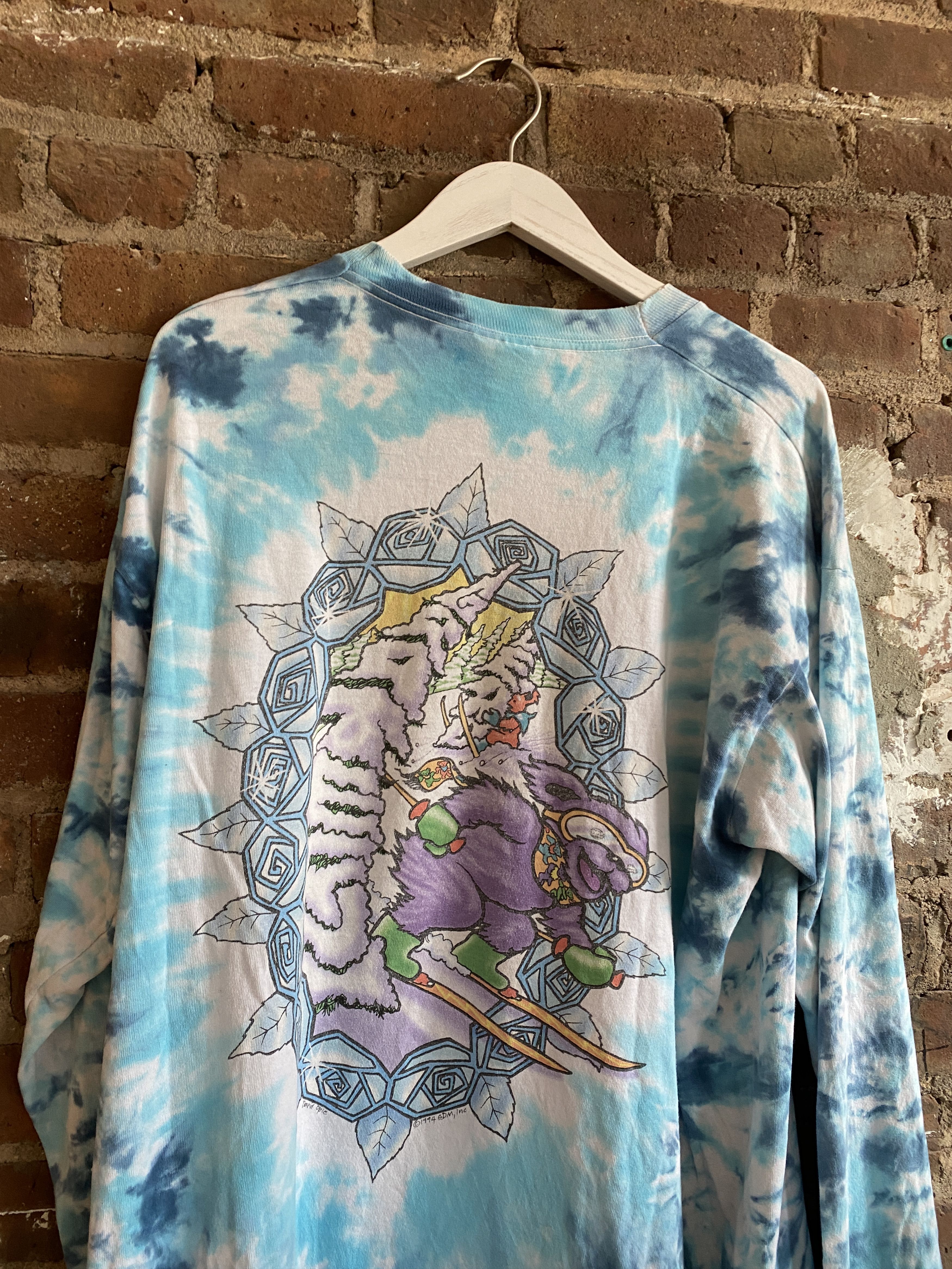 Band Tees × Vintage 1994 Grateful Dead Shredding Bears Long Sleeve T-Shirt Size US XL / EU 56 / 4 - 3 Thumbnail