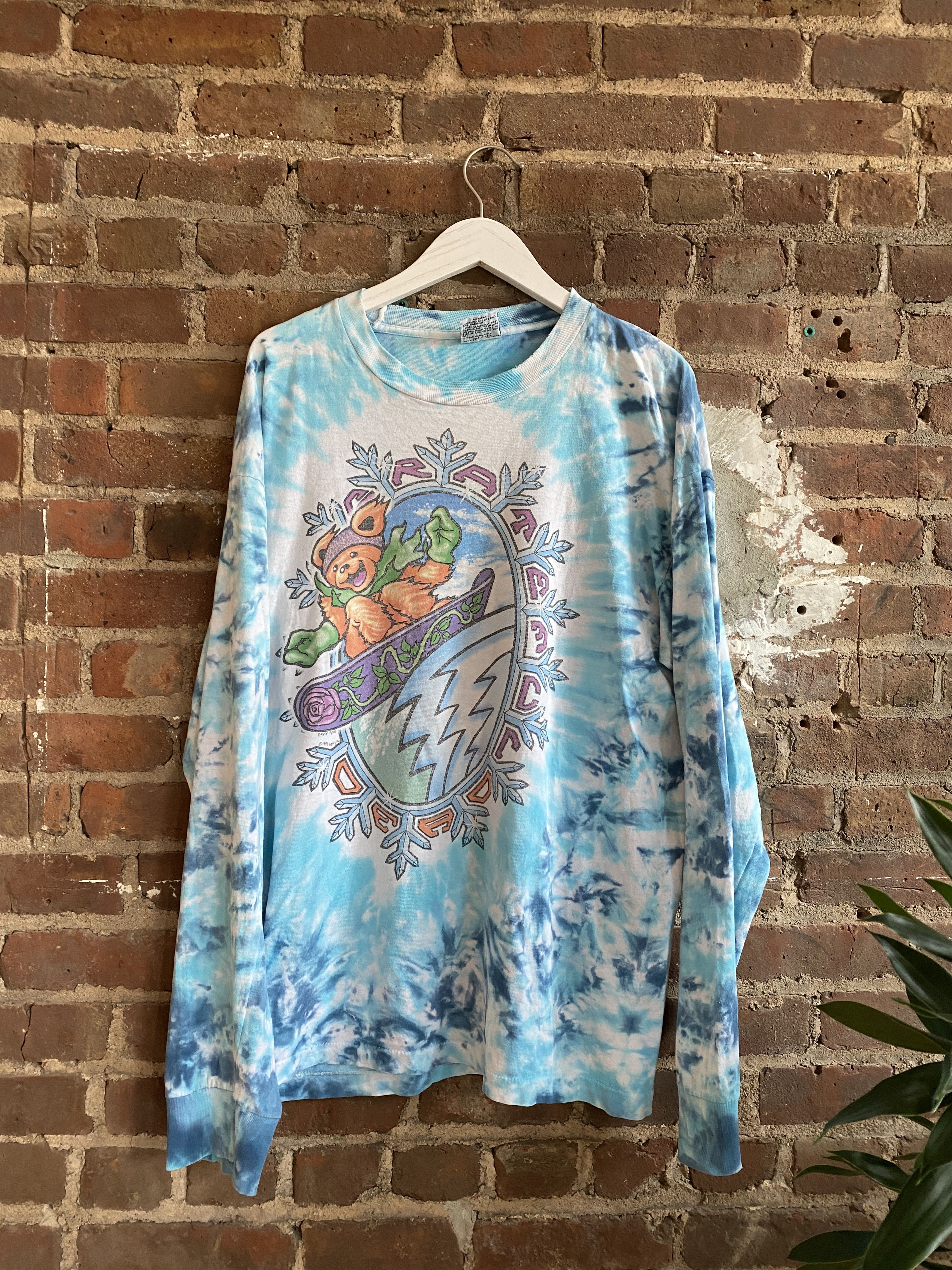 Band Tees × Vintage 1994 Grateful Dead Shredding Bears Long Sleeve T-Shirt Size US XL / EU 56 / 4 - 1 Thumbnail
