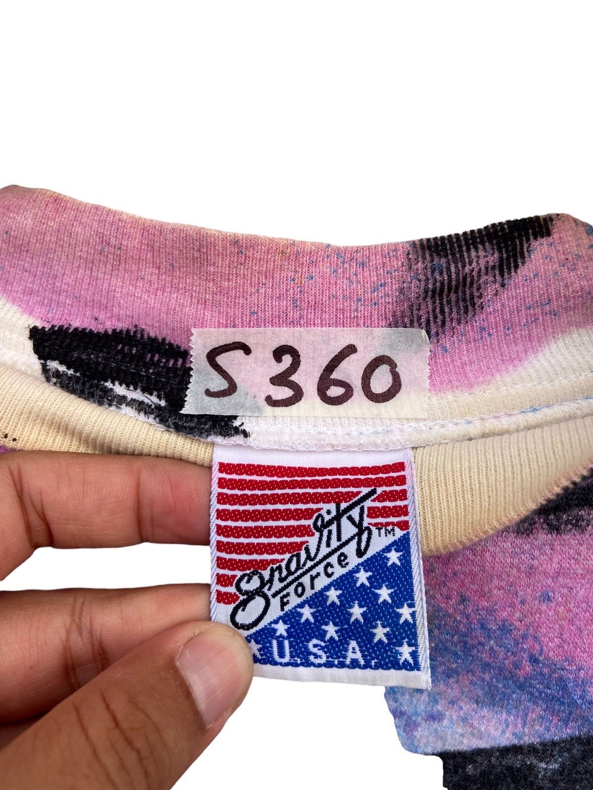 Vintage Vintage Grafitti Force Pop Art Tie Dye Sweatshirt Size US M / EU 48-50 / 2 - 4 Thumbnail