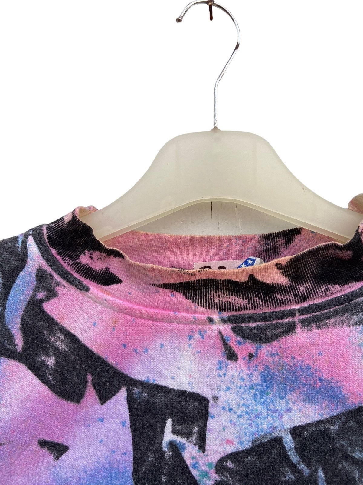 Vintage Vintage Grafitti Force Pop Art Tie Dye Sweatshirt Size US M / EU 48-50 / 2 - 6 Thumbnail