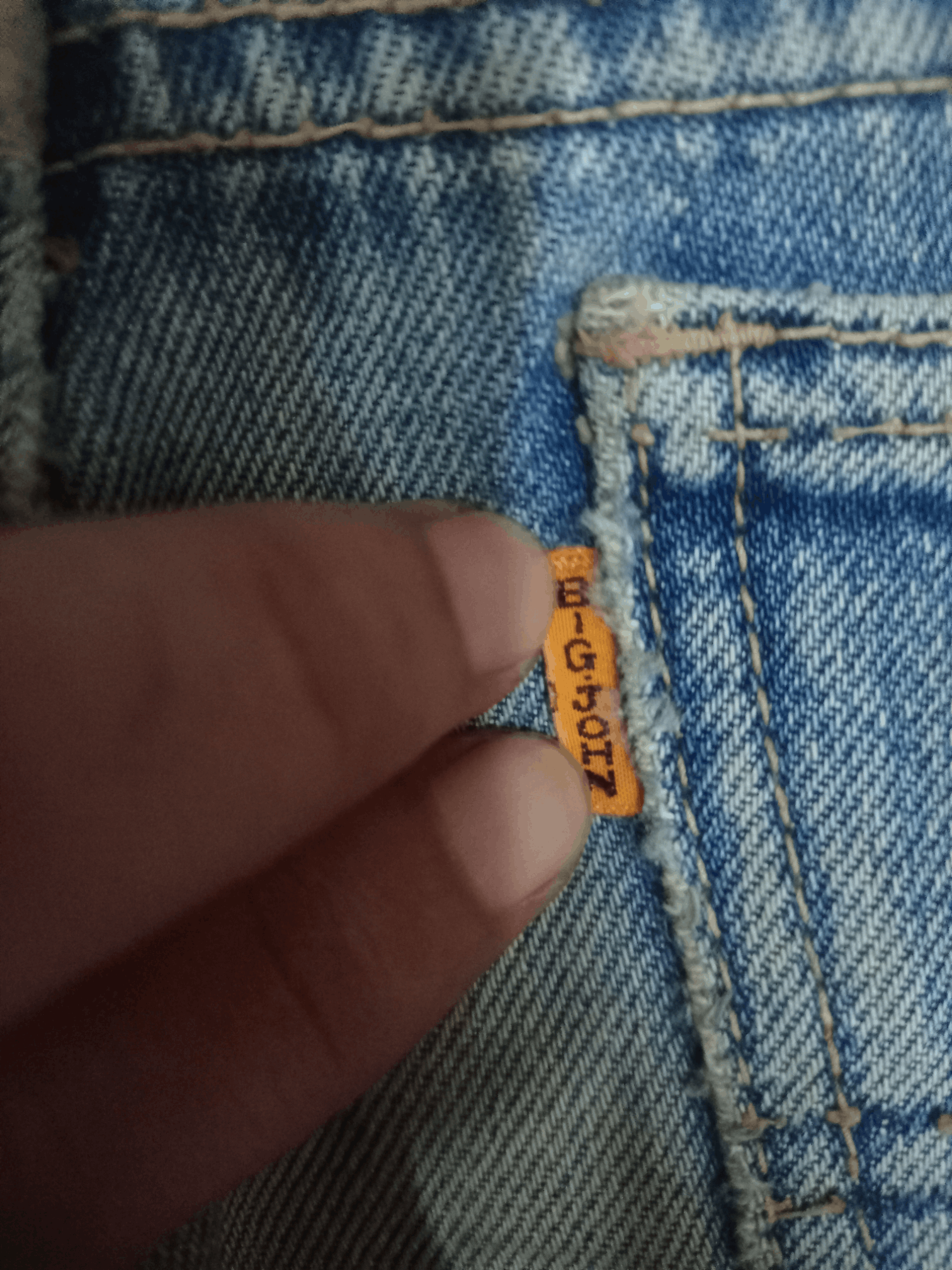 Japanese Brand Vintage Japanese Brand Bell Bottom Distress Flare Jeans Size US 27 - 9 Thumbnail