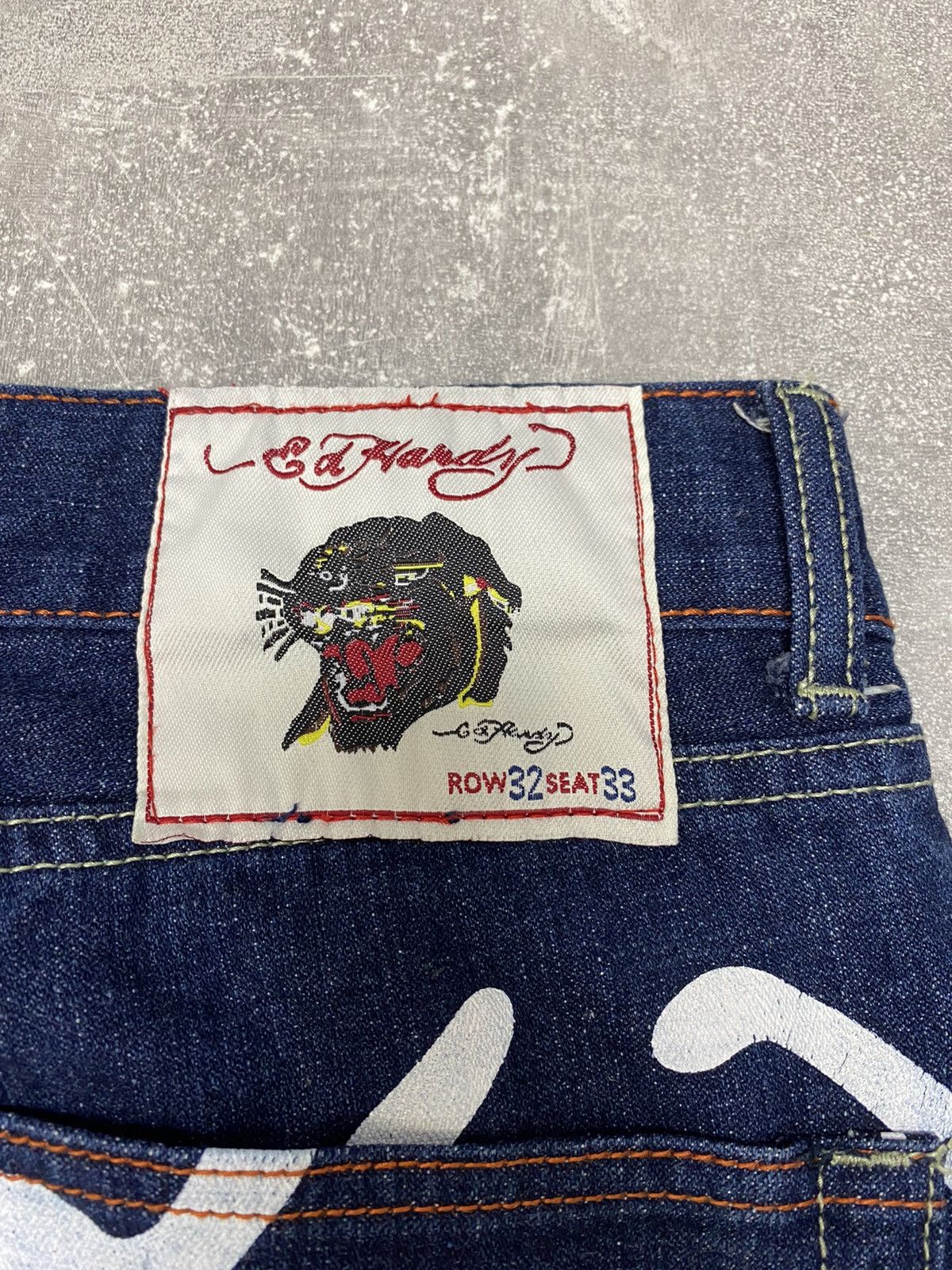 Ed Hardy × Japanese Brand × Vintage Crazy Vintage Y2K Ed Hardy denim Tatto Devil Japanese Skater Size US 32 / EU 48 - 8 Thumbnail