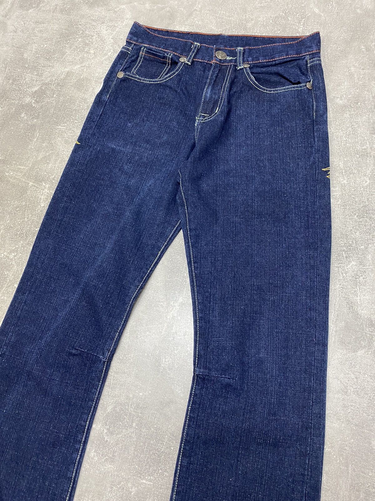 Ed Hardy × Japanese Brand × Vintage Crazy Vintage Y2K Ed Hardy denim Tatto Devil Japanese Skater Size US 32 / EU 48 - 18 Thumbnail