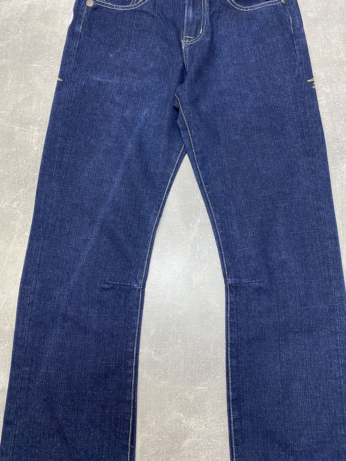Ed Hardy × Japanese Brand × Vintage Crazy Vintage Y2K Ed Hardy denim Tatto Devil Japanese Skater Size US 32 / EU 48 - 19 Thumbnail