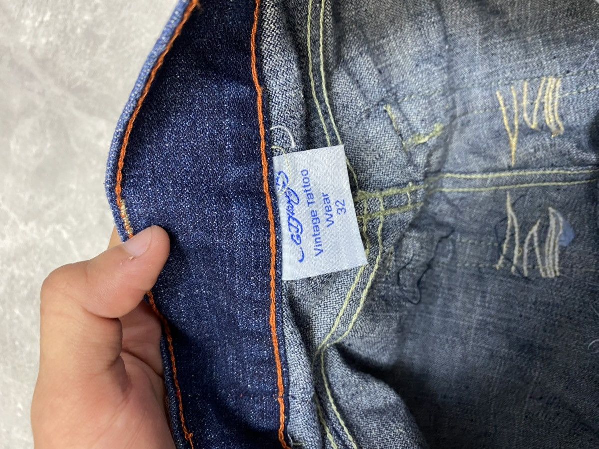 Ed Hardy × Japanese Brand × Vintage Crazy Vintage Y2K Ed Hardy denim Tatto Devil Japanese Skater Size US 32 / EU 48 - 24 Thumbnail