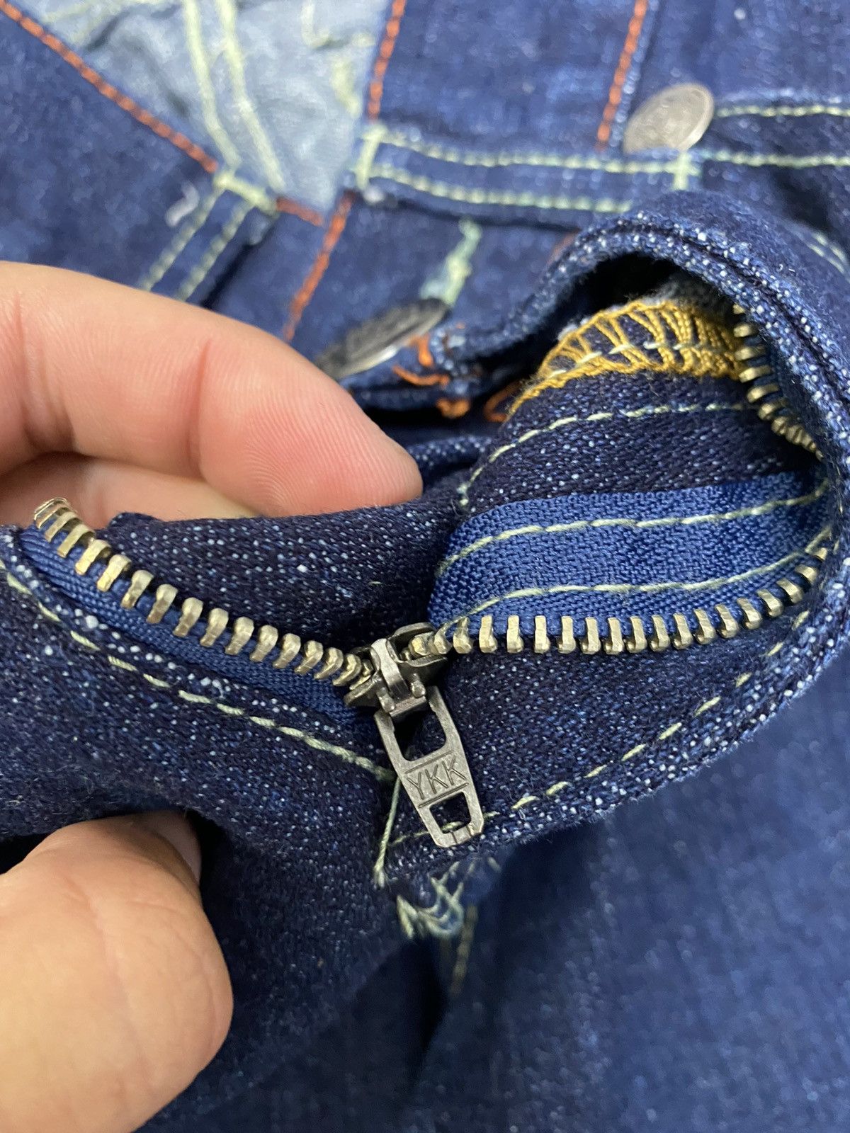 Ed Hardy × Japanese Brand × Vintage Crazy Vintage Y2K Ed Hardy denim Tatto Devil Japanese Skater Size US 32 / EU 48 - 23 Thumbnail