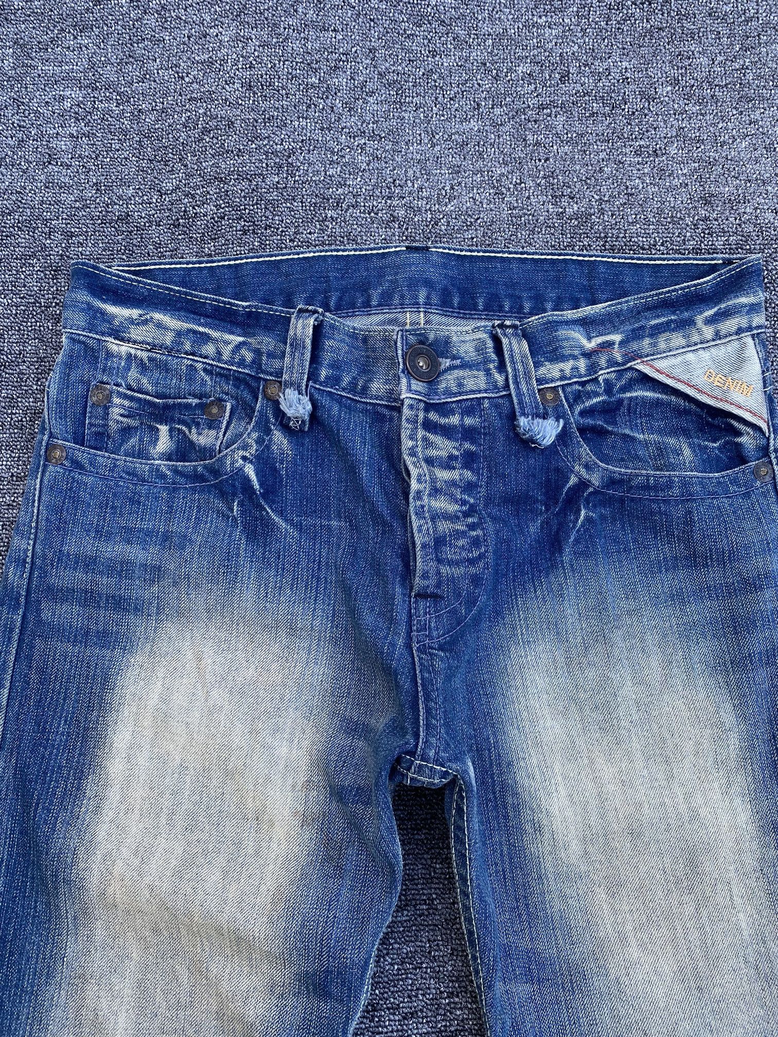 Replay (30x28)FLARED Replay faded wash dirty jean Lowrise Size US 30 / EU 46 - 4 Thumbnail