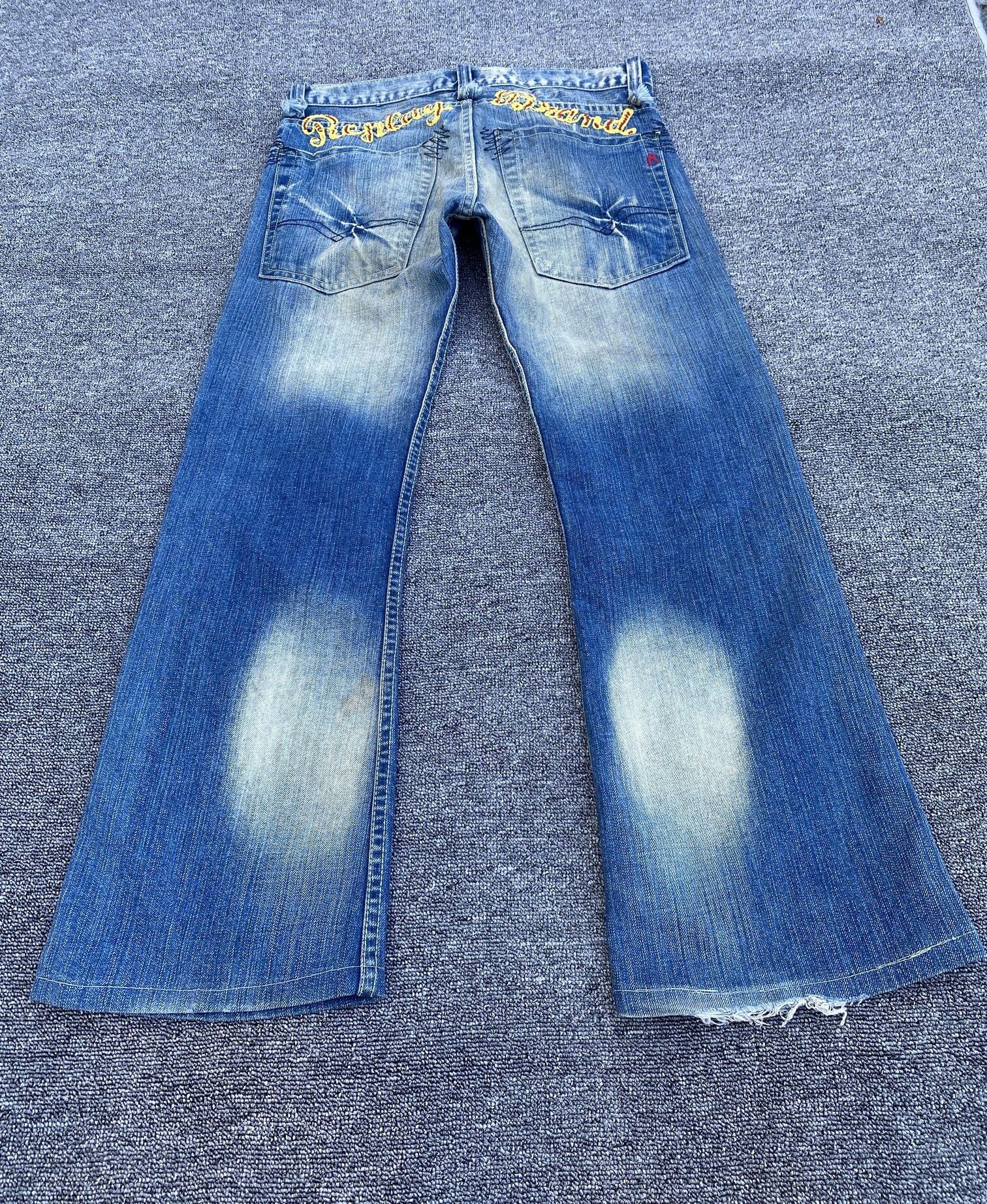 Replay (30x28)FLARED Replay faded wash dirty jean Lowrise Size US 30 / EU 46 - 7 Thumbnail