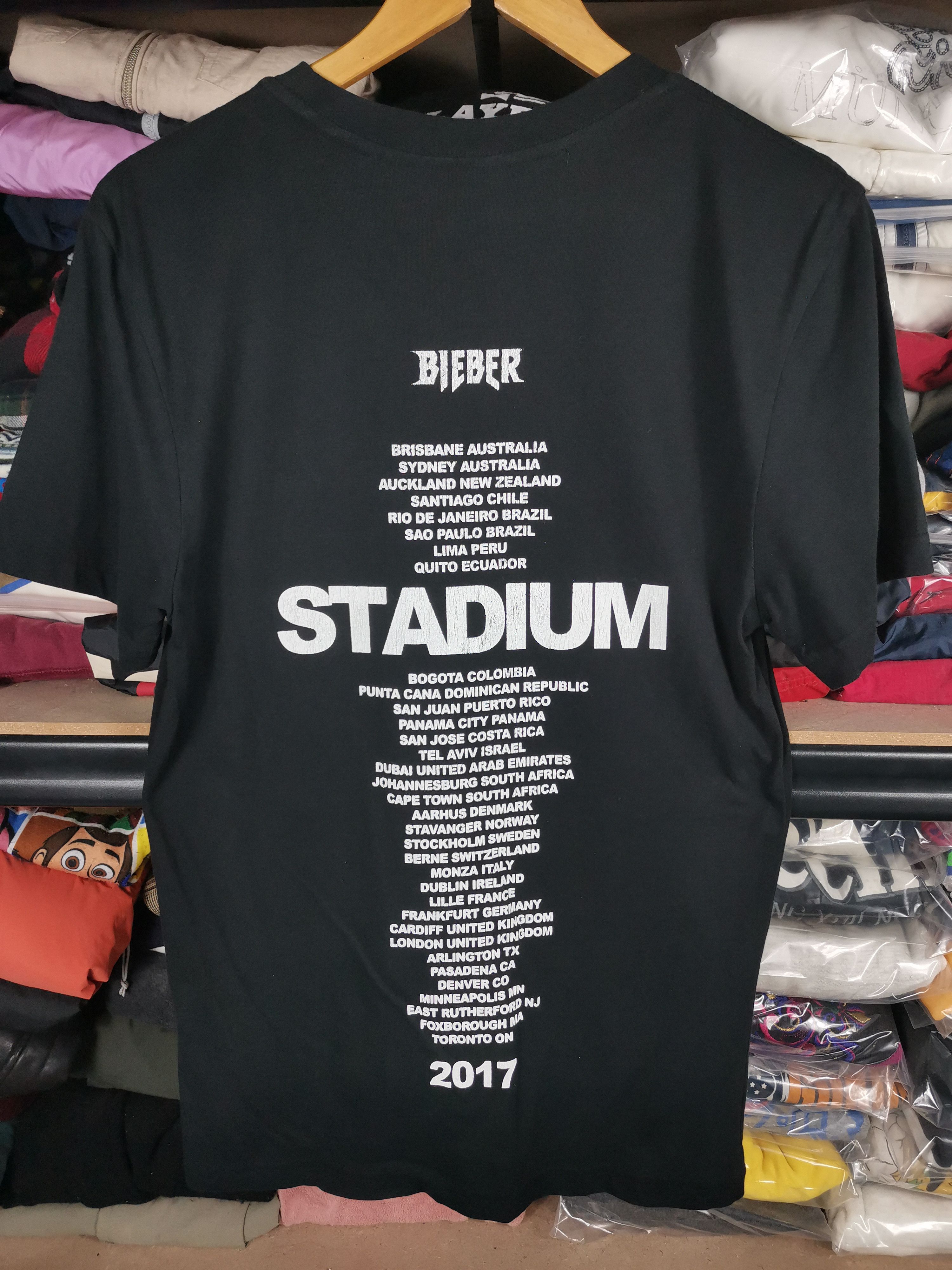 Justin Bieber Justin Bieber Stadium Tour 2017 Tee Tshirt Size US XS / EU 42 / 0 - 3 Thumbnail
