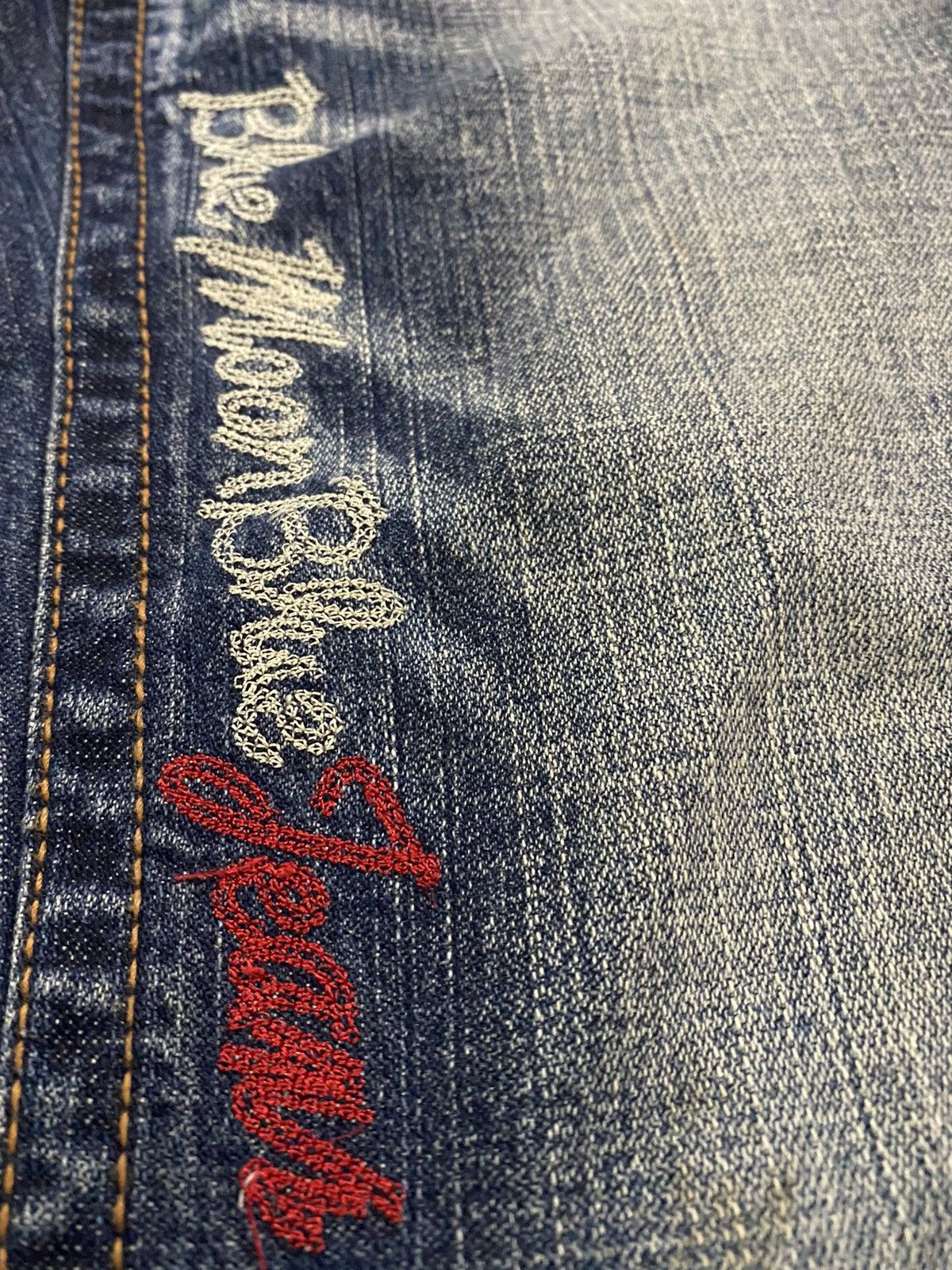 Hysteric Glamour 💥Vintage Japanese Blue Moon Blue Denim Size 32" / US 10 / IT 46 - 5 Thumbnail
