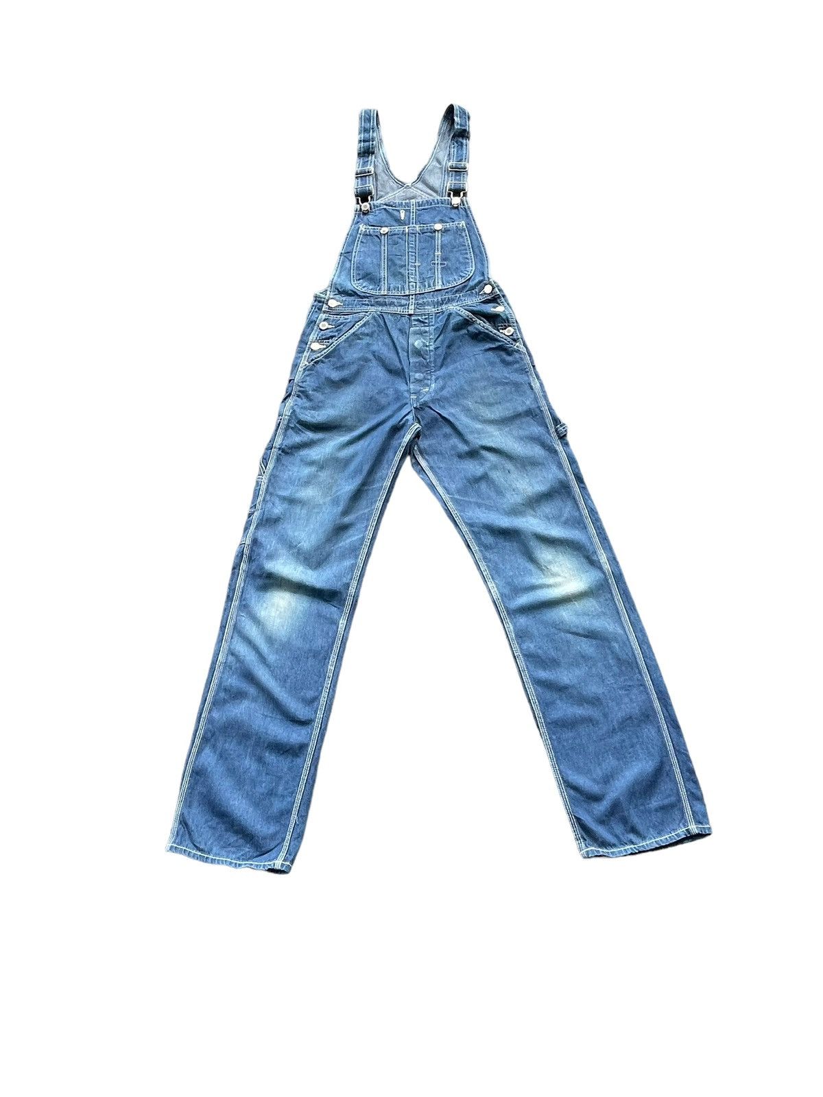 image of Overalls x Vintage Bison Denim Overall in Blue, Men's (Size 30)