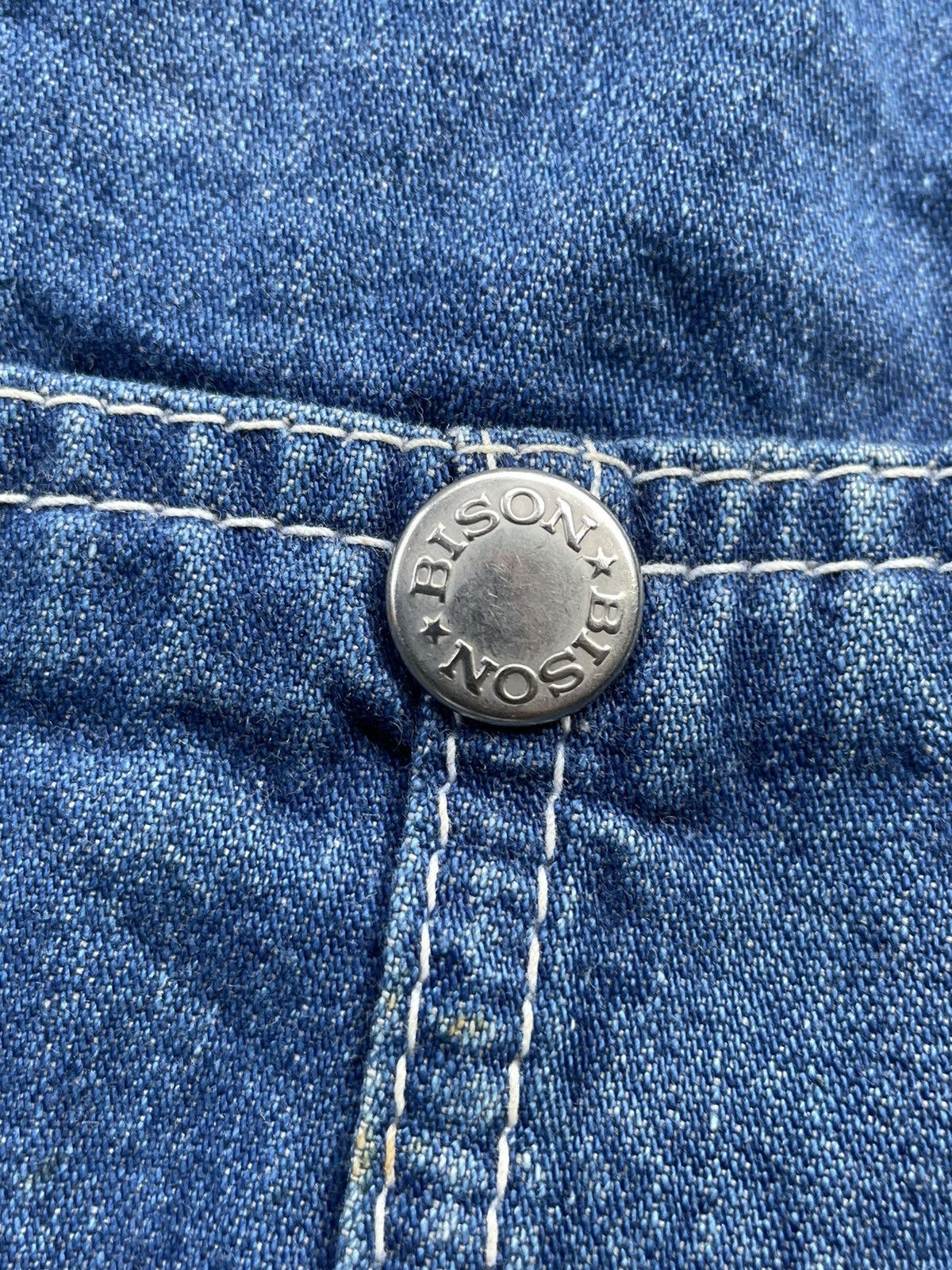Vintage Vintage Bison Denim Overall Size US 30 / EU 46 - 16 Thumbnail