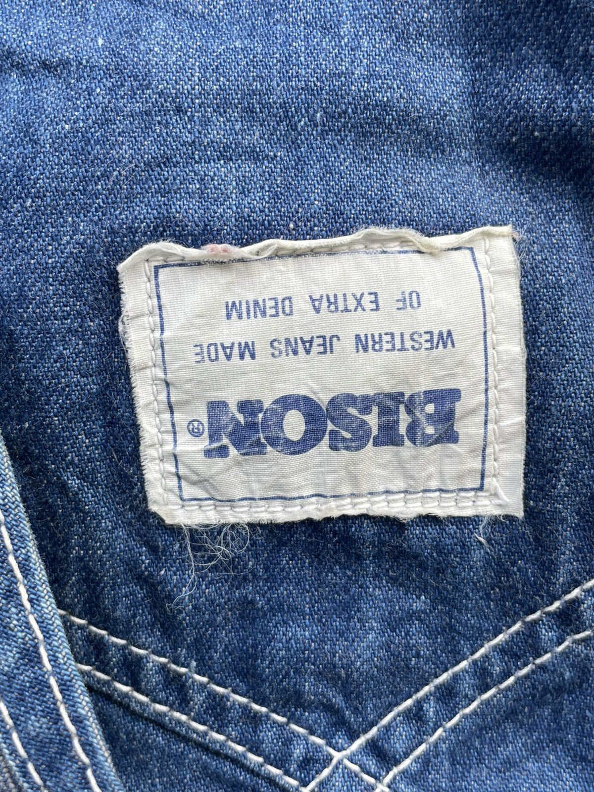 Vintage Vintage Bison Denim Overall Size US 30 / EU 46 - 11 Thumbnail