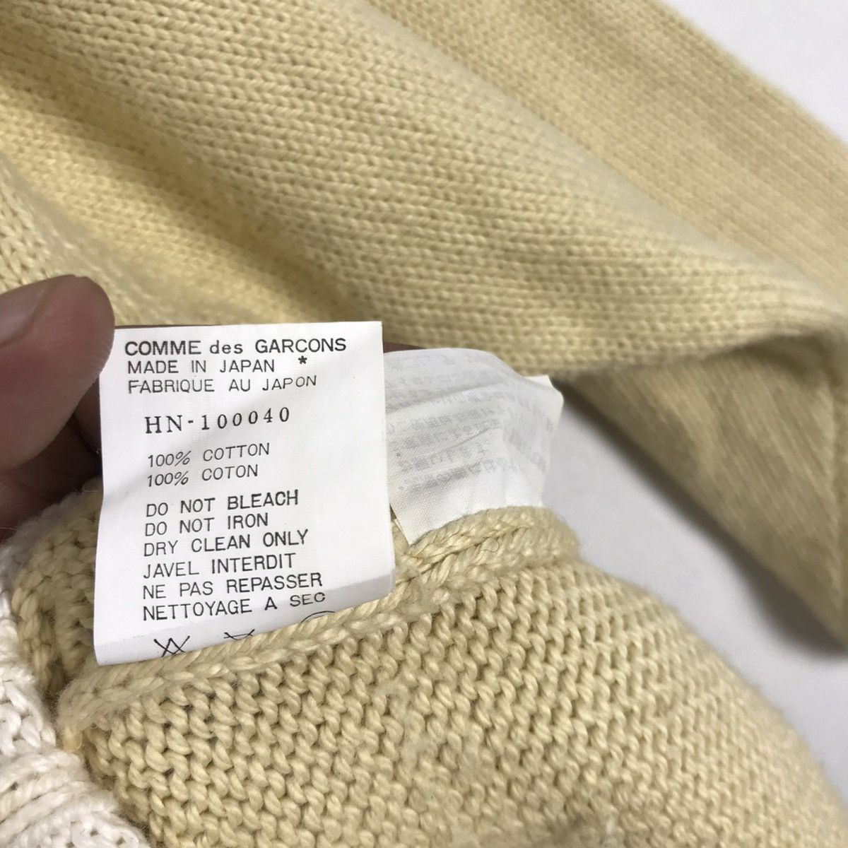 Comme des Garcons Homme 🔥Achieve AD1993 Comme des Garçons Knitwear Sweatshirt Size US M / EU 48-50 / 2 - 11 Thumbnail