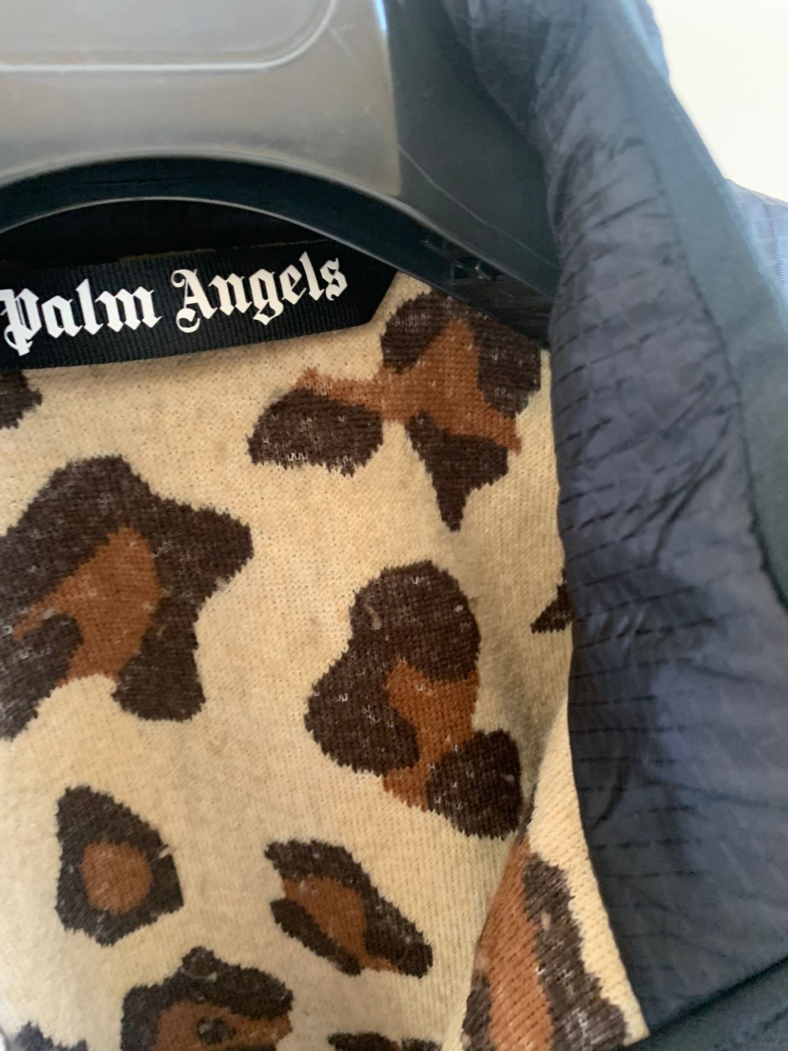 Palm Angels o1rshd Leopard Fleece Combo Jacket Size US M / EU 48-50 / 2 - 8 Thumbnail