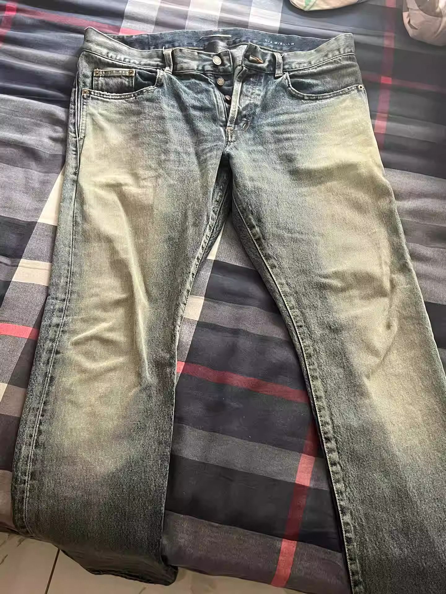 Saint Laurent washed jeans