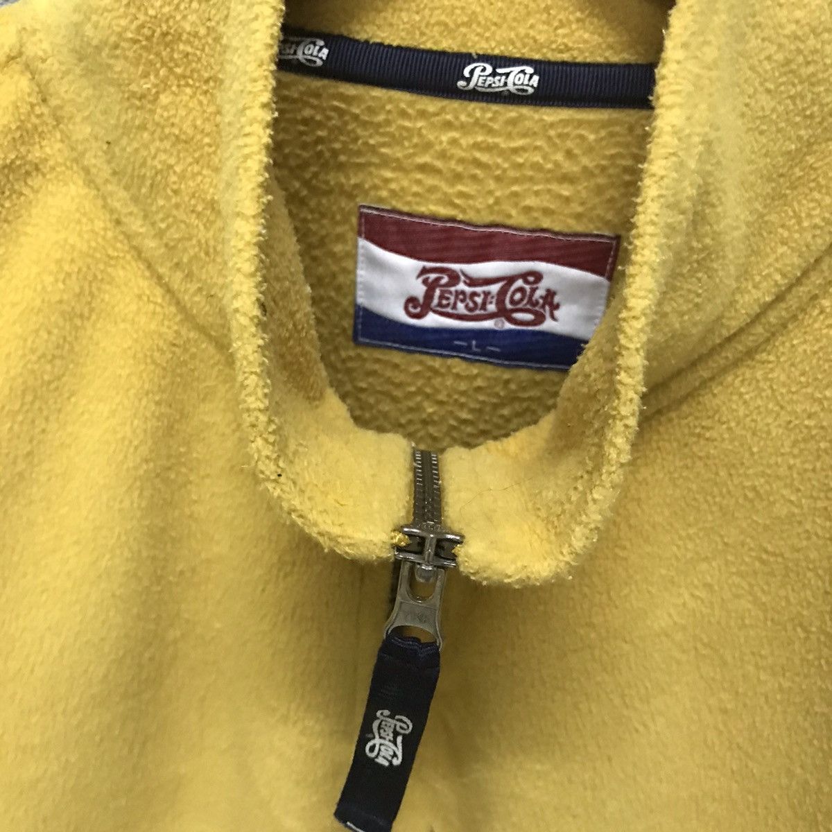 Coca Cola Vintage Pepsi Cola half zipper fleece Size US L / EU 52-54 / 3 - 6 Thumbnail