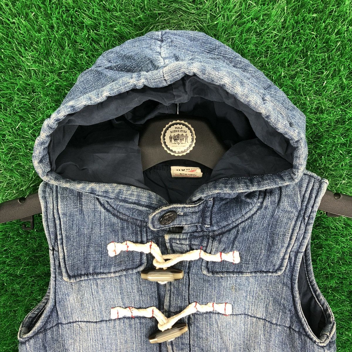 Vintage Vintage Denim Vest Jacket Duffle Button Kid by Junk Store Size US XXS / EU 40 - 7 Thumbnail