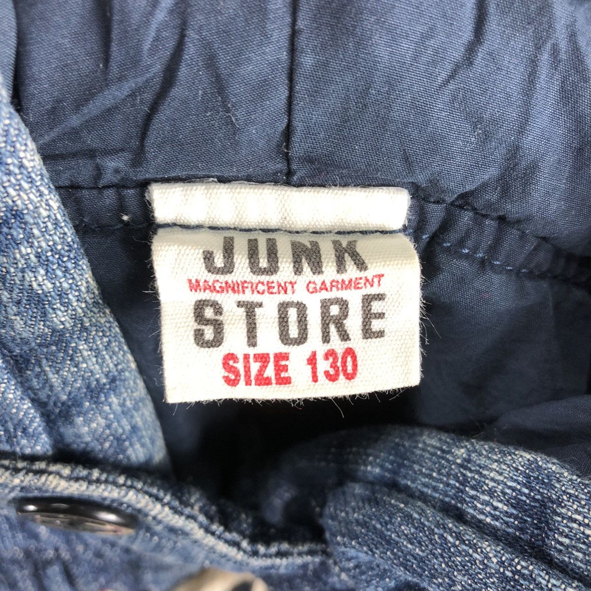 Vintage Vintage Denim Vest Jacket Duffle Button Kid by Junk Store Size US XXS / EU 40 - 12 Thumbnail